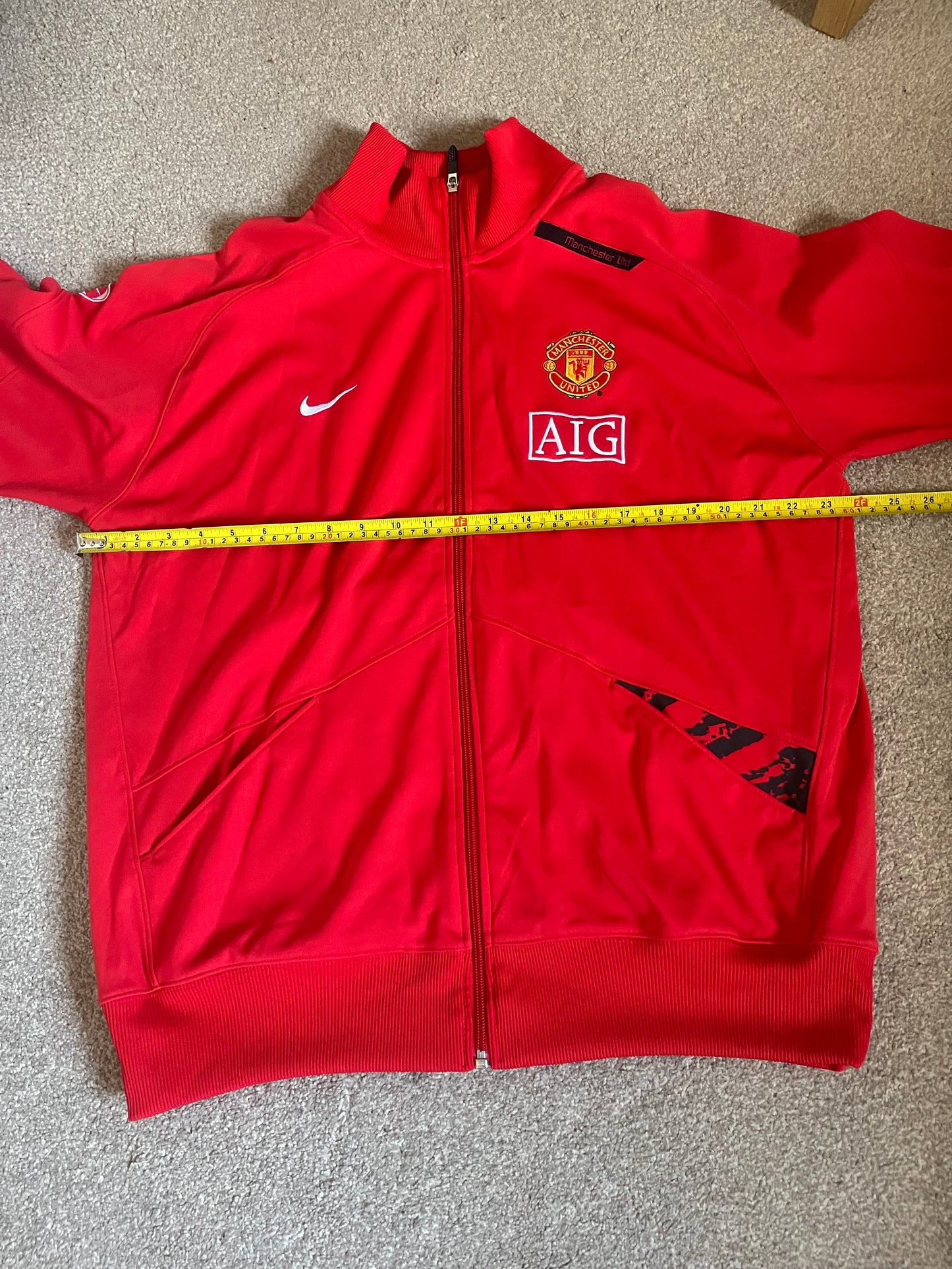 Manchester United 2007/2008 Track Zip-Up Extra Large