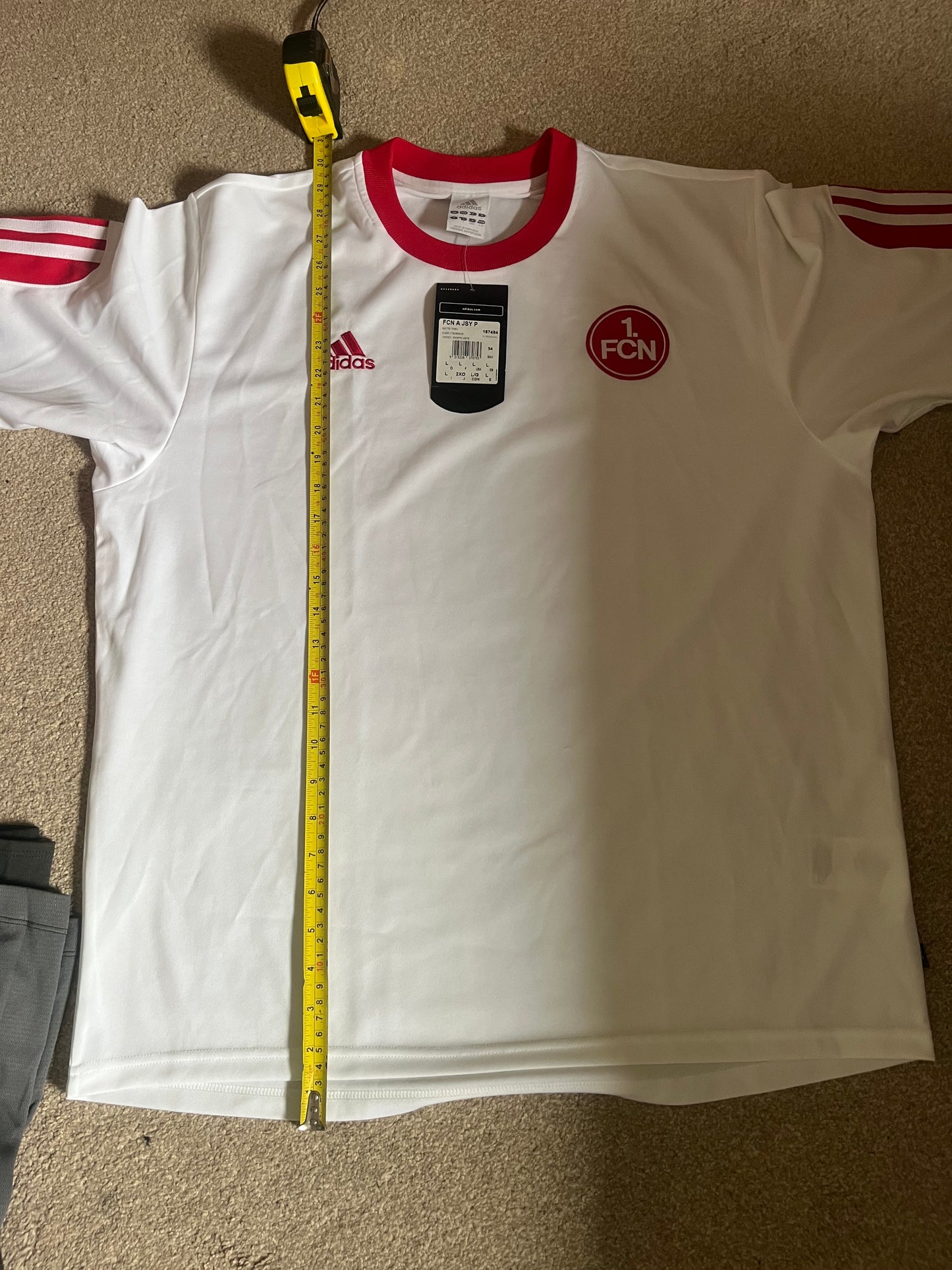 BNWT 1. FC Nürnberg 2003/2004 Away Large - Fits XL - Player Issue