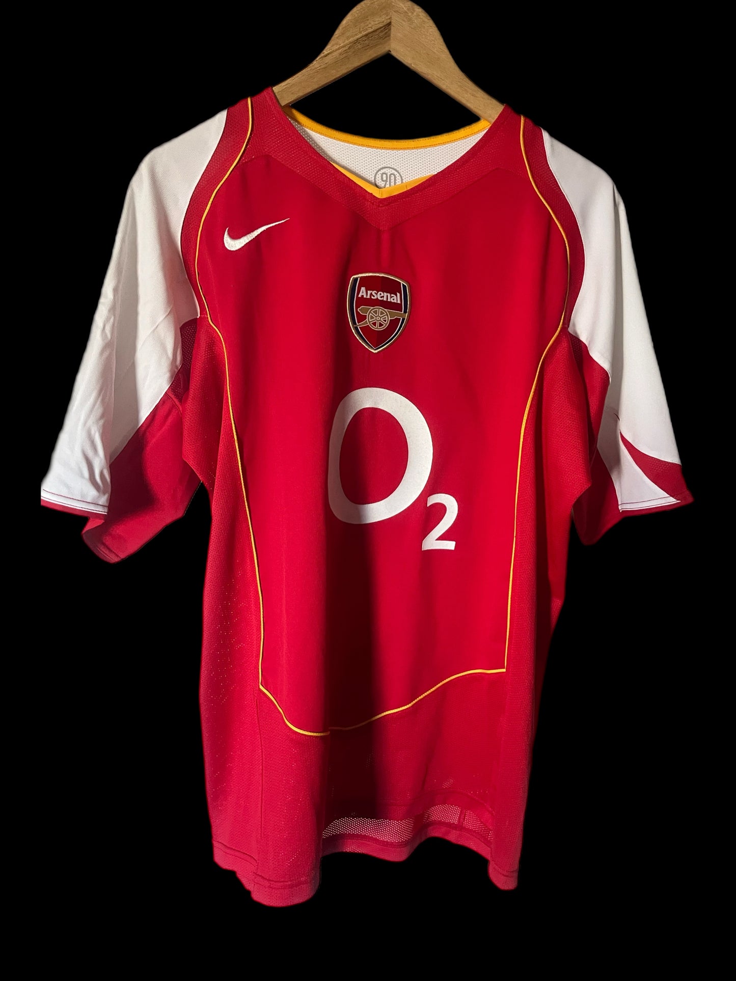 Arsenal 2004/2005 Home Football Shirt Large - Thierry Henry - Signed