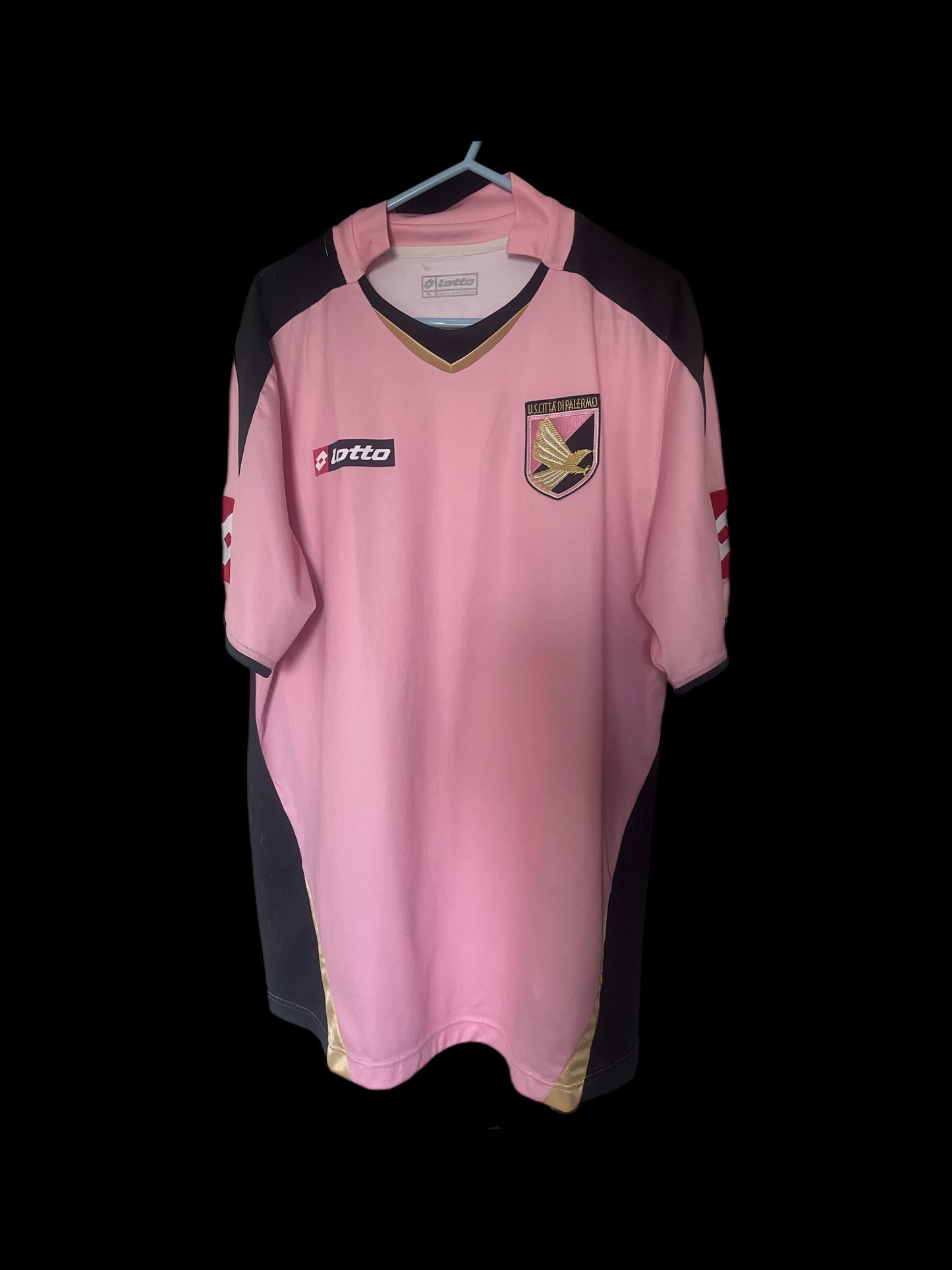 Palermo 2007/2008 Home Football Shirt Extra Large - Fits Large - Edinson Cavani