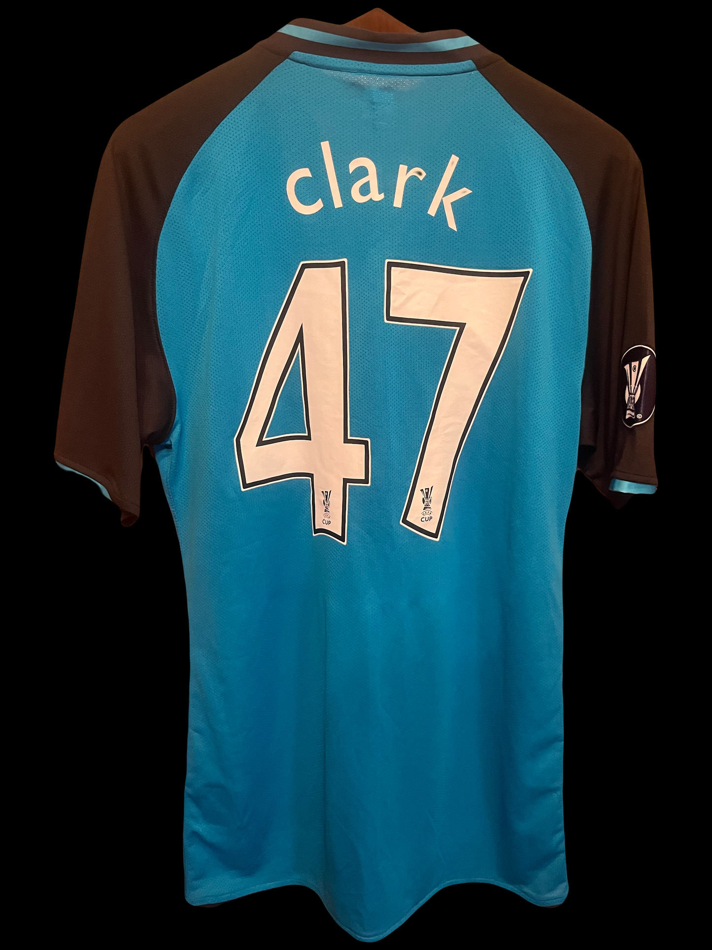 Aston Villa 2009/2010 Third Football Shirt Extra Large - Ciaran Clark - Matchworn UEFA Cup