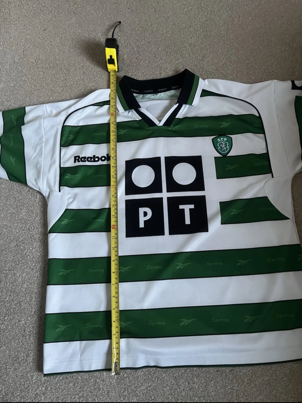 Sporting Clube de Portugal 2001/2002 Home Medium - Fits Large - Cristiano Ronaldo