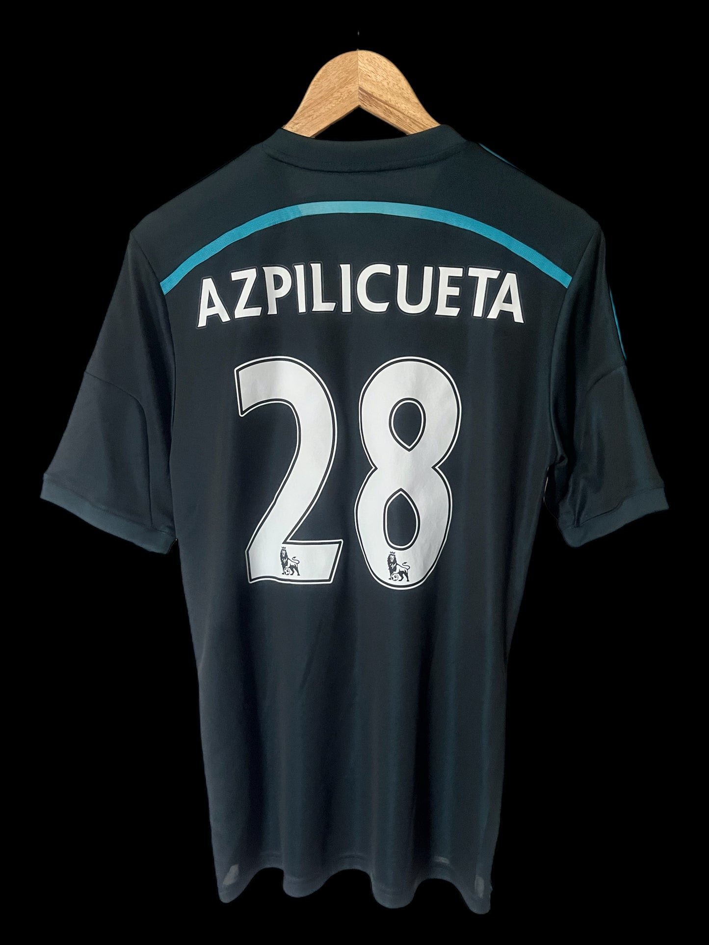 Chelsea 2014/2015 Third Football Shirt Medium - Fits Small - Cesar Azpilicueta