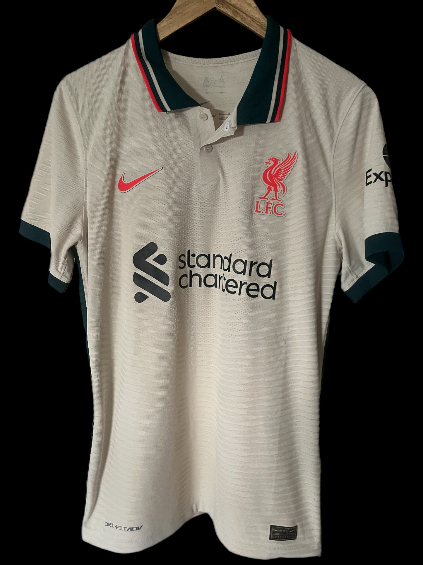 Liverpool 2021/2022 Away Football Shirt Medium - Mohamed Salah - Dri FitADV