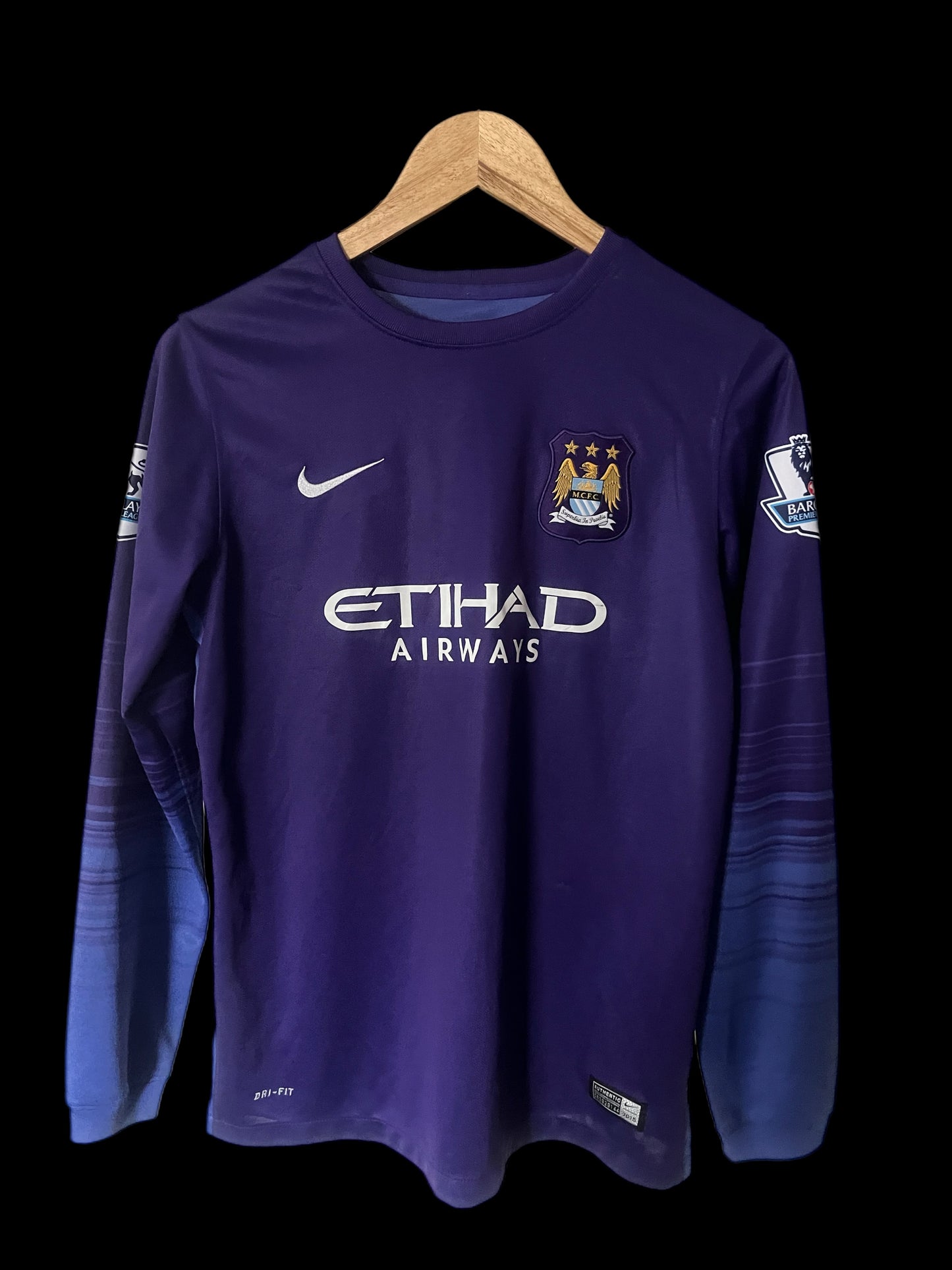 Manchester City 2014/2015 Goalkeeper Football Shirt Youth XL - Joe Hart