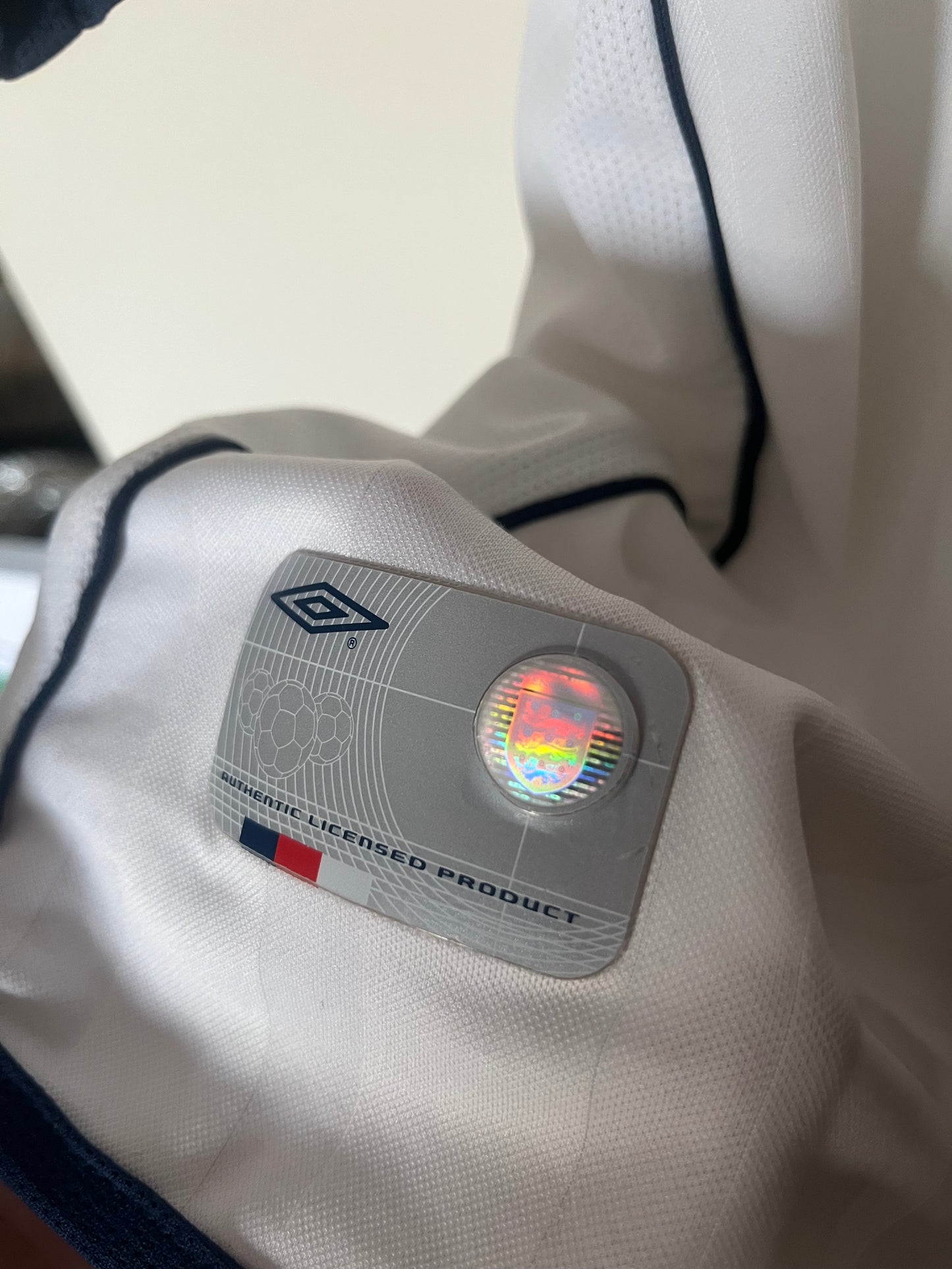 England 2001/2002/2003 Home 2XL - Fits Extra Large