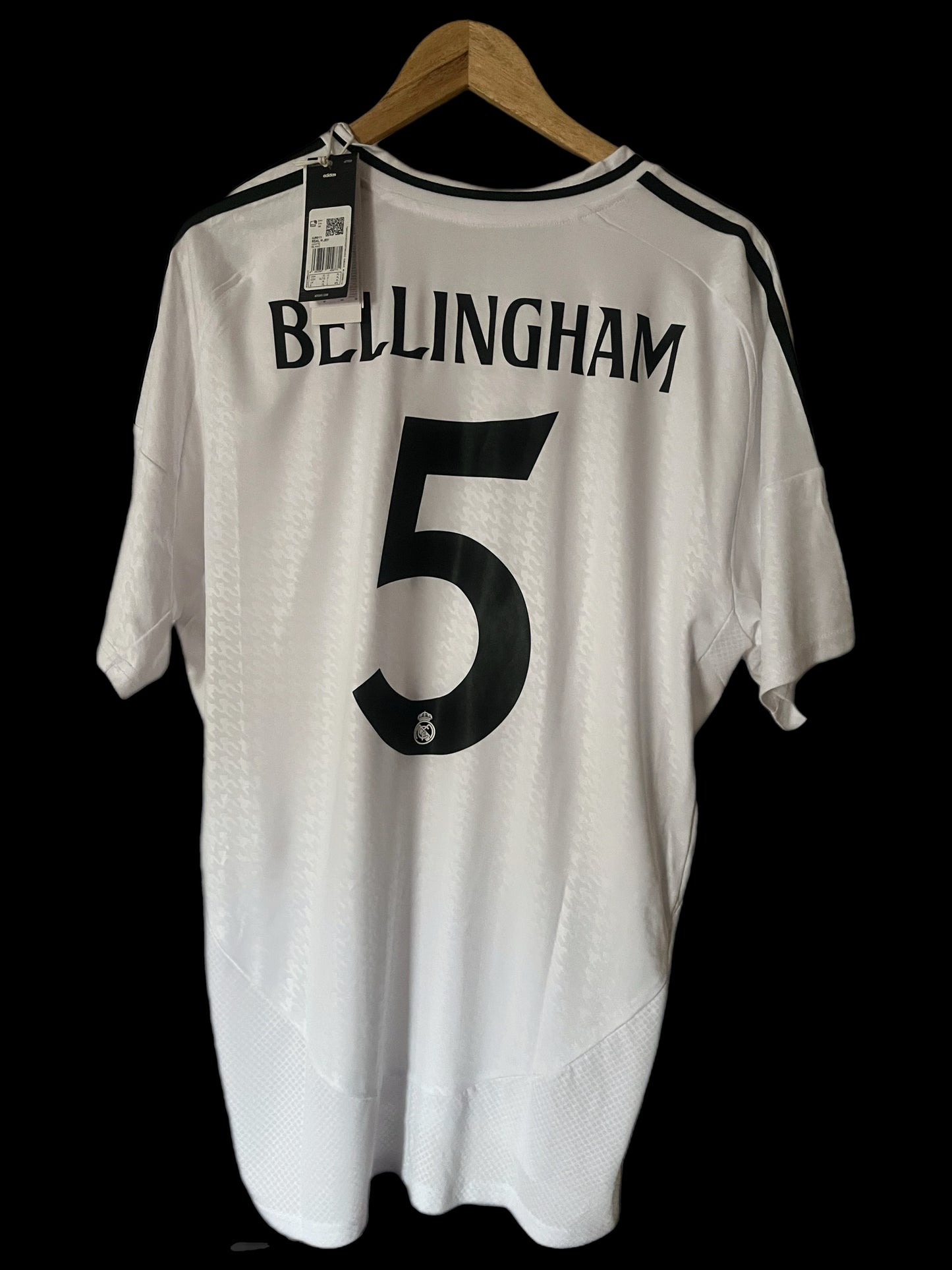 BNWT Real Madrid 2024/2025 Home Football Shirt Extra Large - Jude Bellingham
