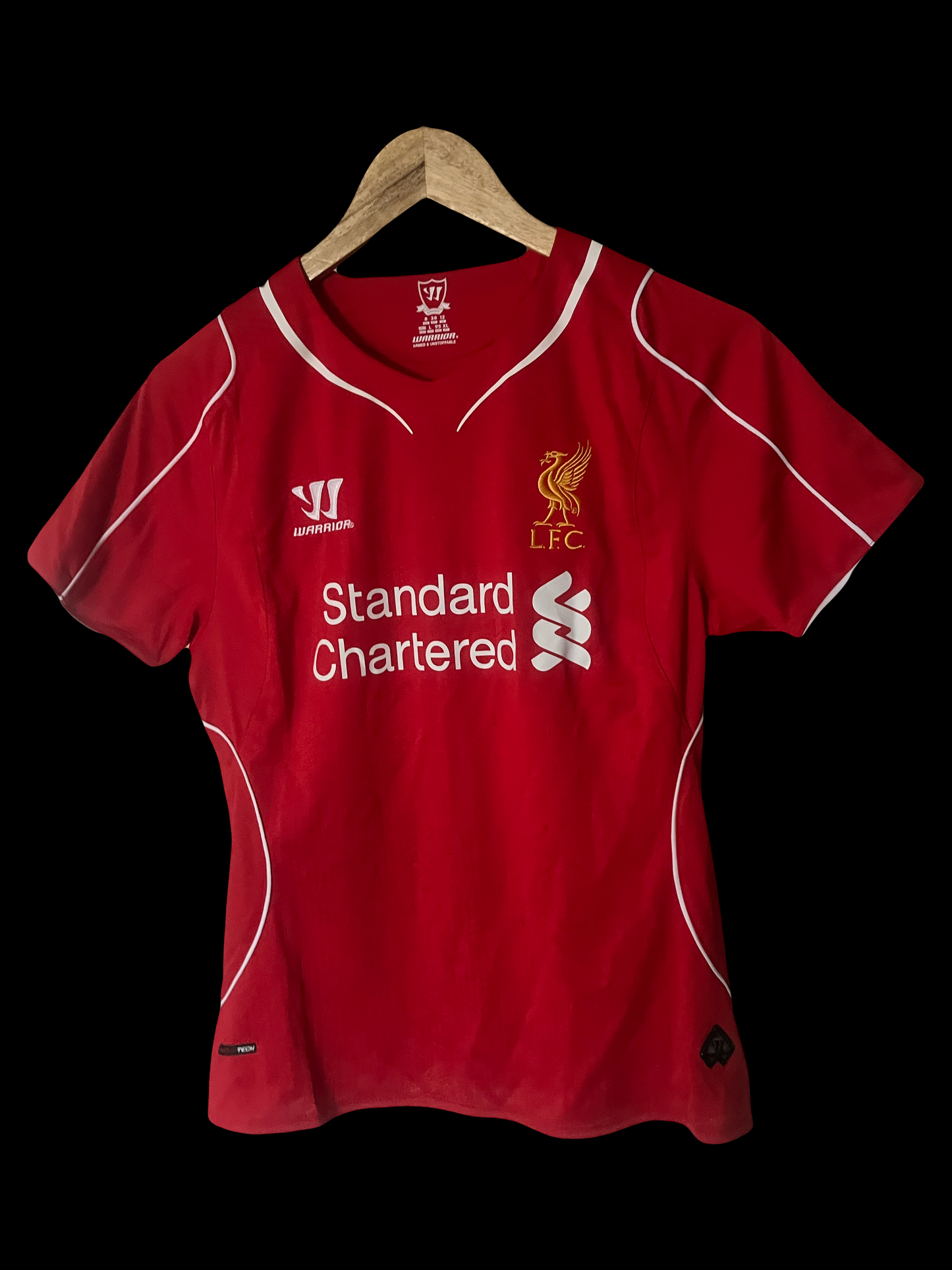 Liverpool 2014/2015 Home Football Shirt Women’s 8 - Youth Large/Men’s XS - Steven Gerrard