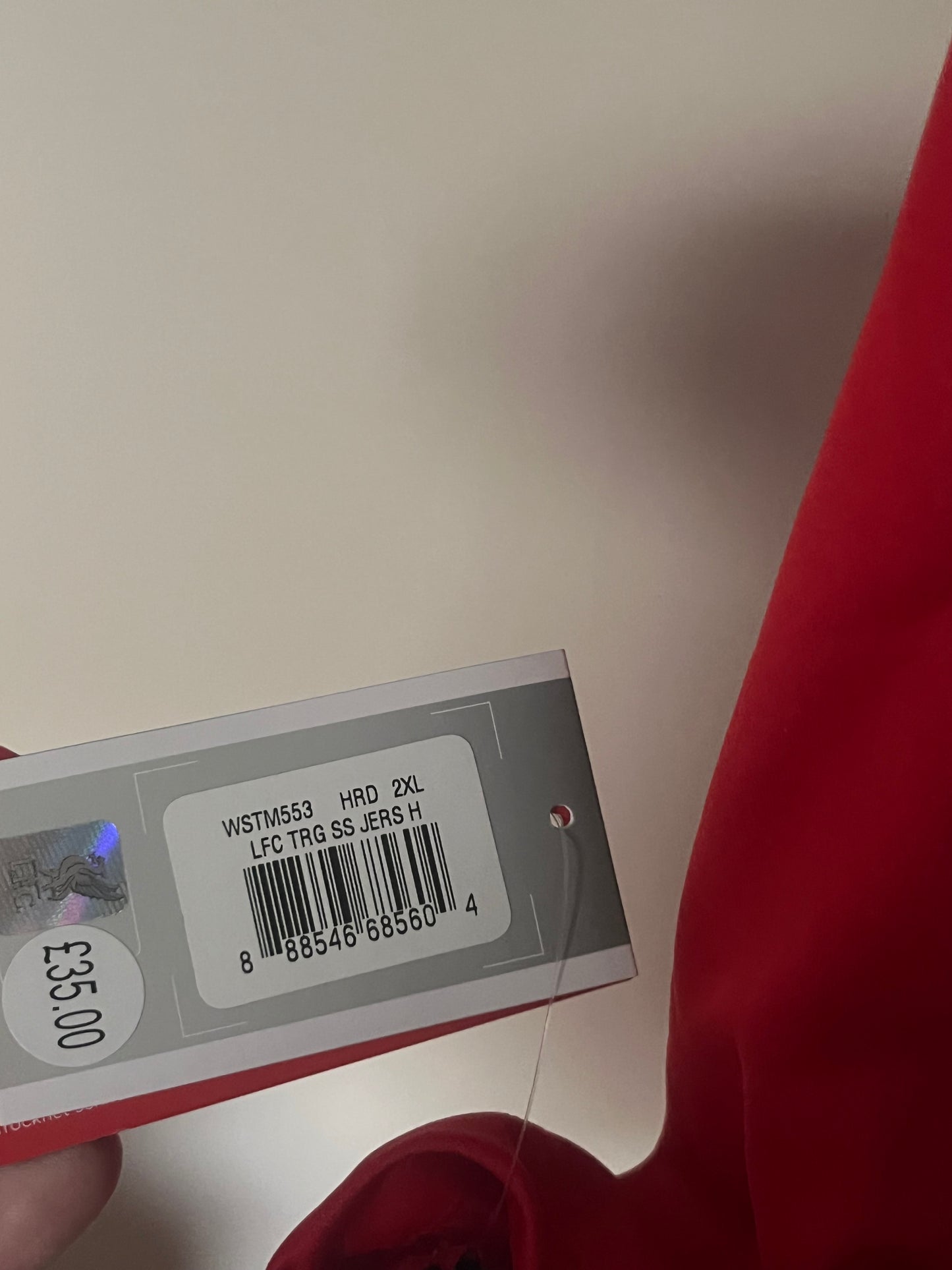 BNWT Liverpool 2015/2016 Training Football Shirt 2XL