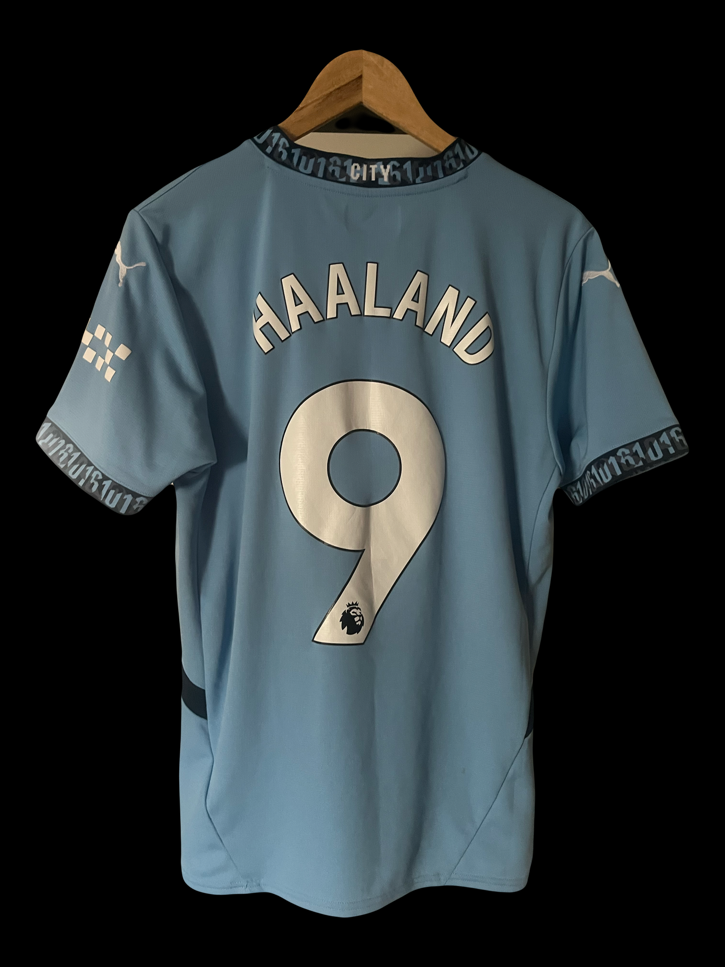 Manchester City 2024/2025 Home Football Shirt Medium - Erling Haaland