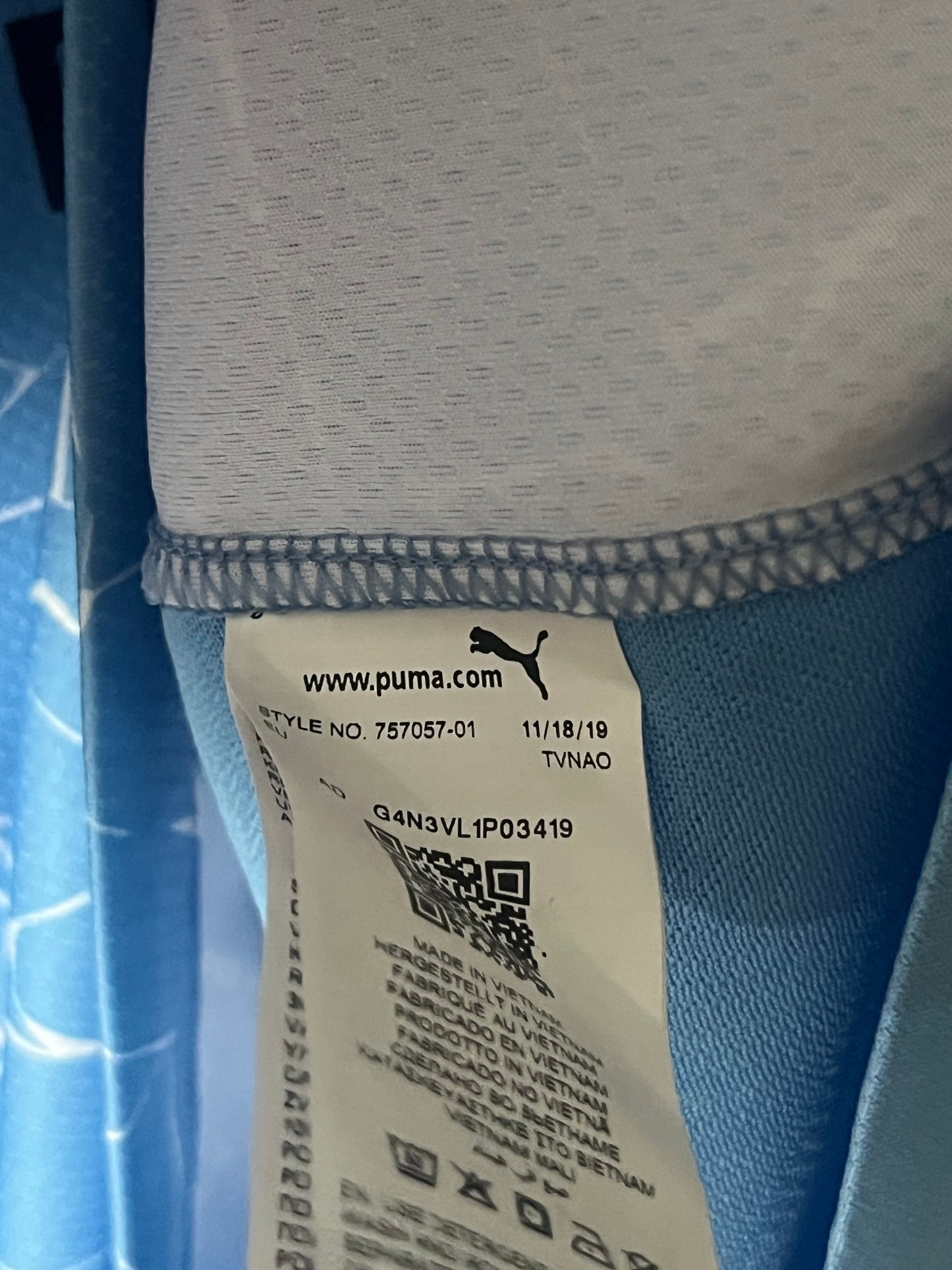 Manchester City 2020/2021 Home Extra Large - Fits Large - Player Spec - Joao Cancelo