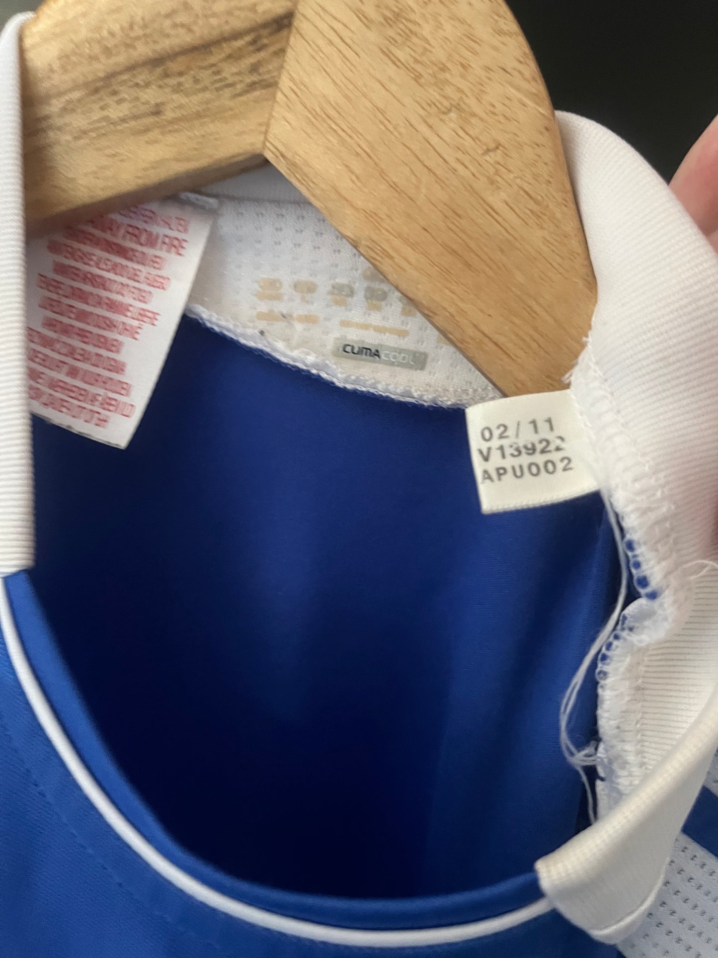 Chelsea 2011/2012 Home Football Shirt Extra Small