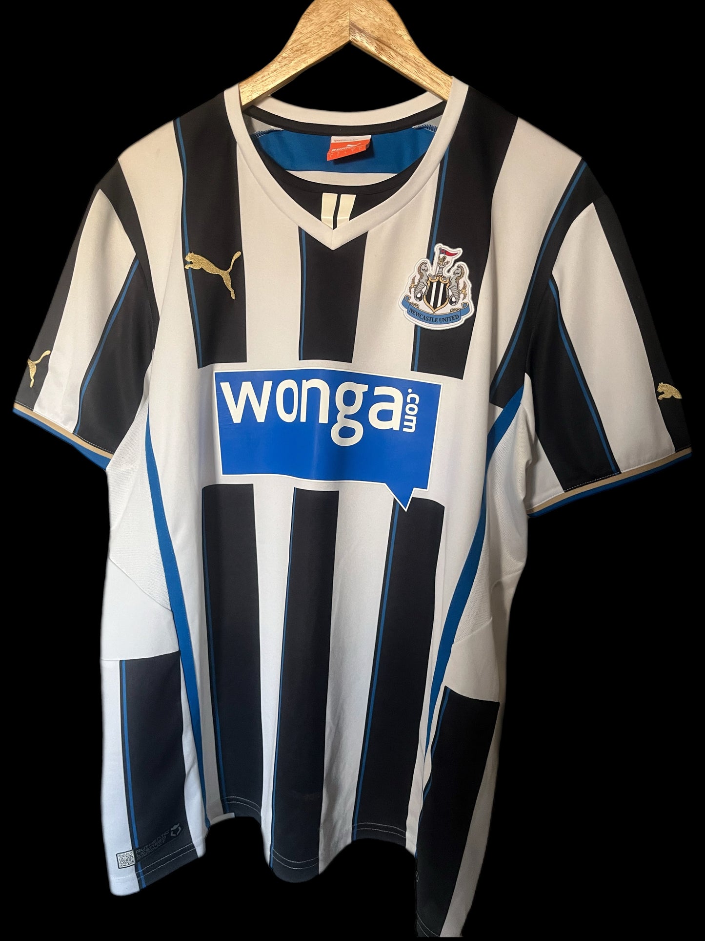 Newcastle United 2013/2014 Home Football Shirt Large - Hatem Ben Arfa