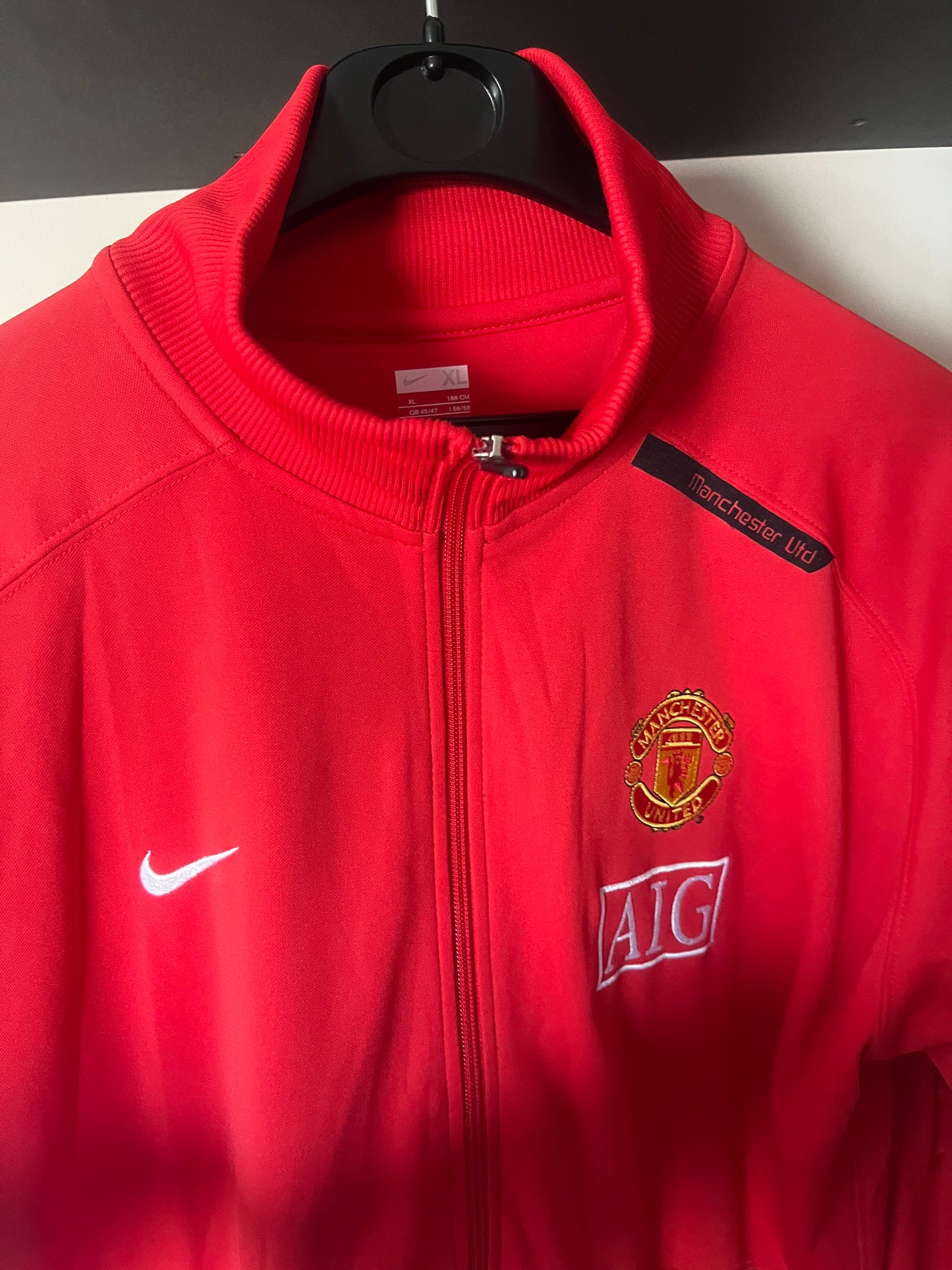 Manchester United 2007/2008 Track Zip-Up Extra Large