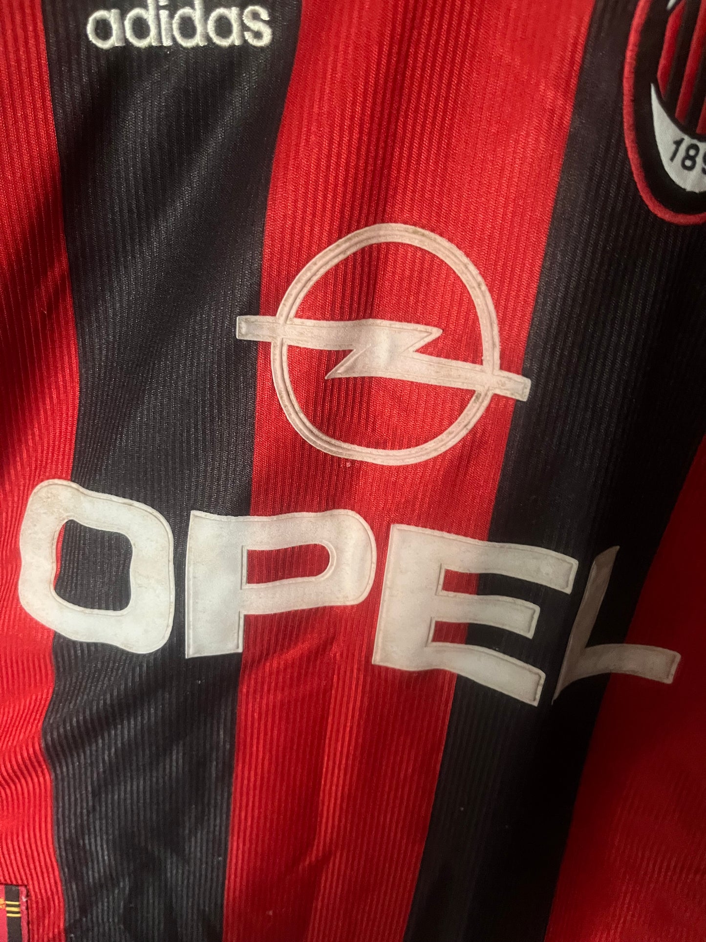 AC Milan 1998/1999/2000 Home Football Shirt Small