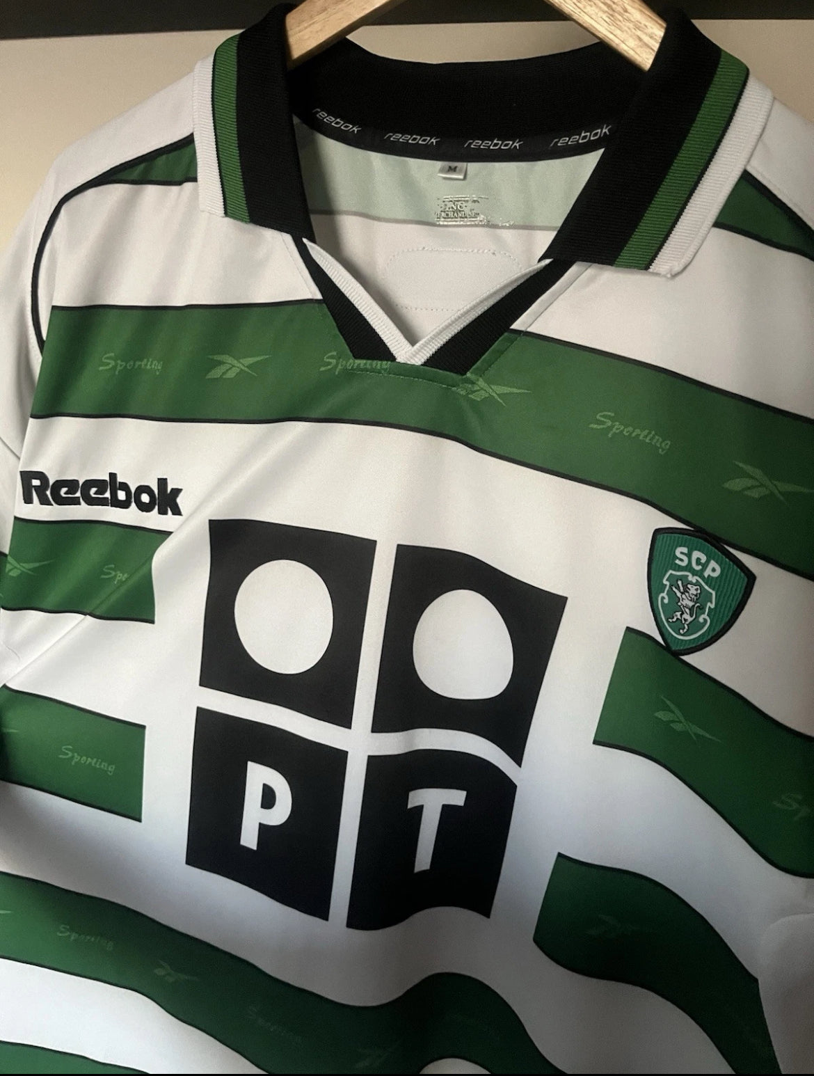 Sporting Clube de Portugal 2001/2002 Home Medium - Fits Large - Cristiano Ronaldo