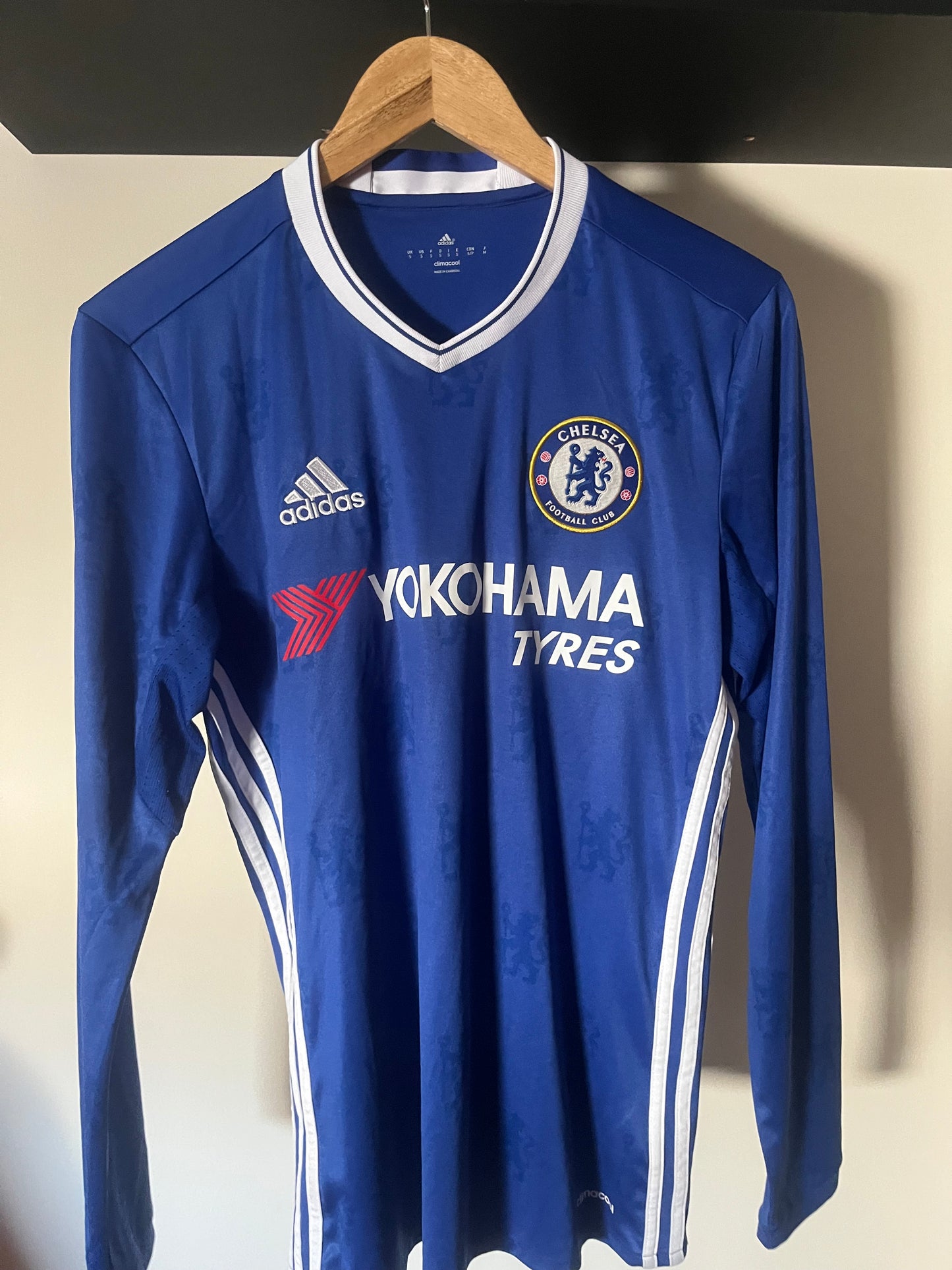 Chelsea 2016/2017 Home Small - Long Sleeve - Willian