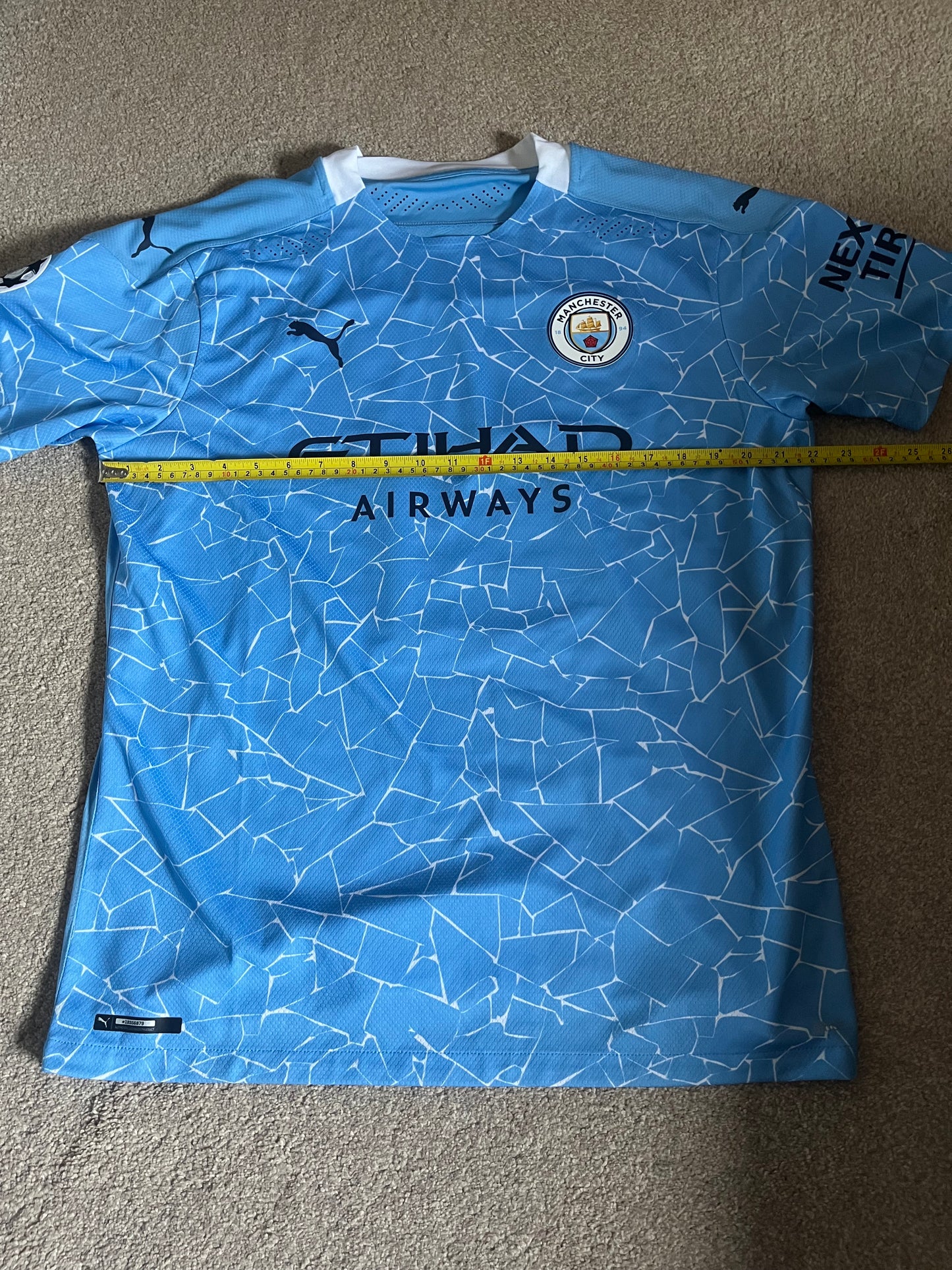 Manchester City 2020/2021 Home Extra Large - Fits Large - Player Spec - Joao Cancelo