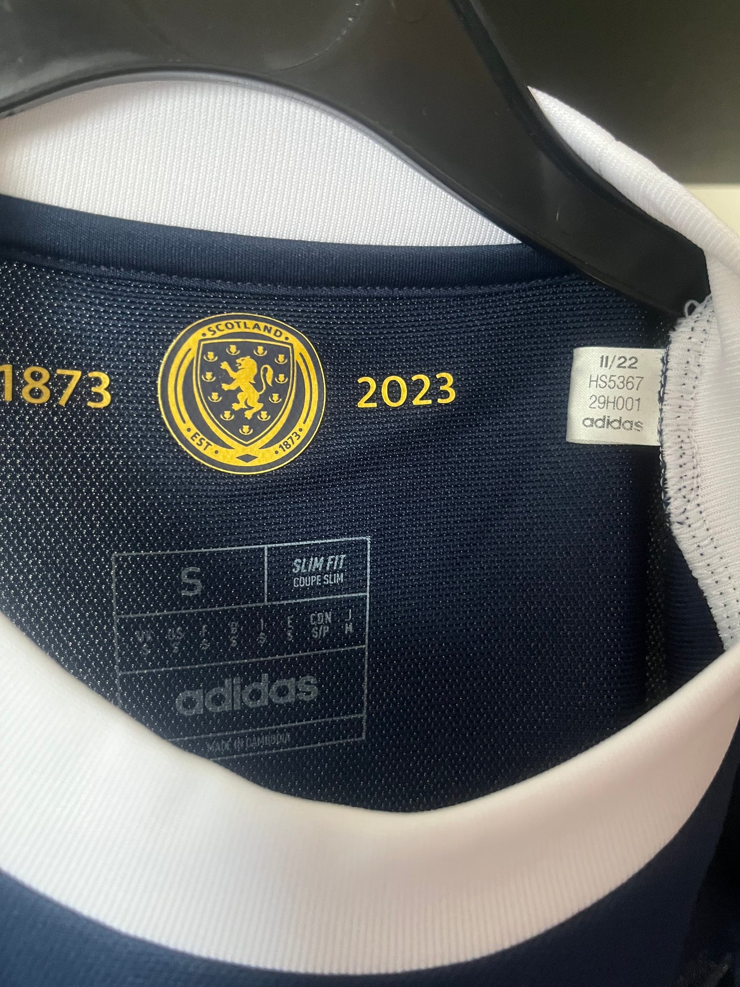 Scotland 2023 Home Football Shirt Small - Limited Edition 150 Years