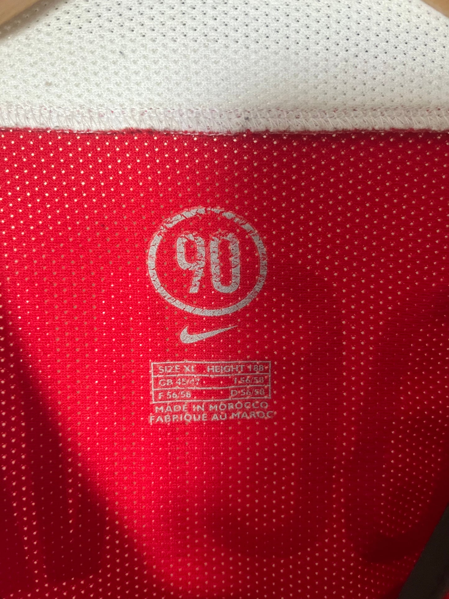Manchester United 2004/2005/2006 Home Extra Large - Fits Large - Long Sleeve - Wayne Rooney