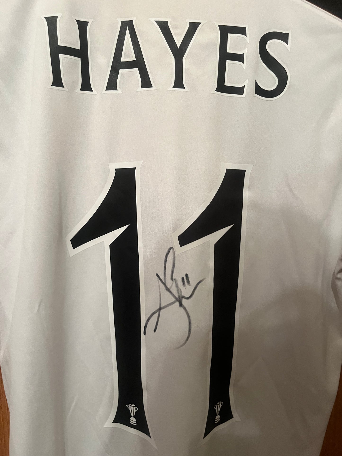 Aberdeen 2013/2014 Away Football Shirt Small - Jonny Hayes - Signed