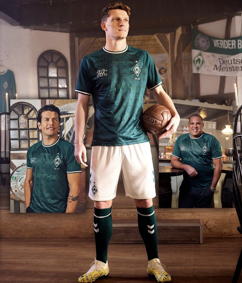 BNWT BNIB Werder Bremen 2023/2024 Fourth Football Shirt Large - 125th Anniversary Edition