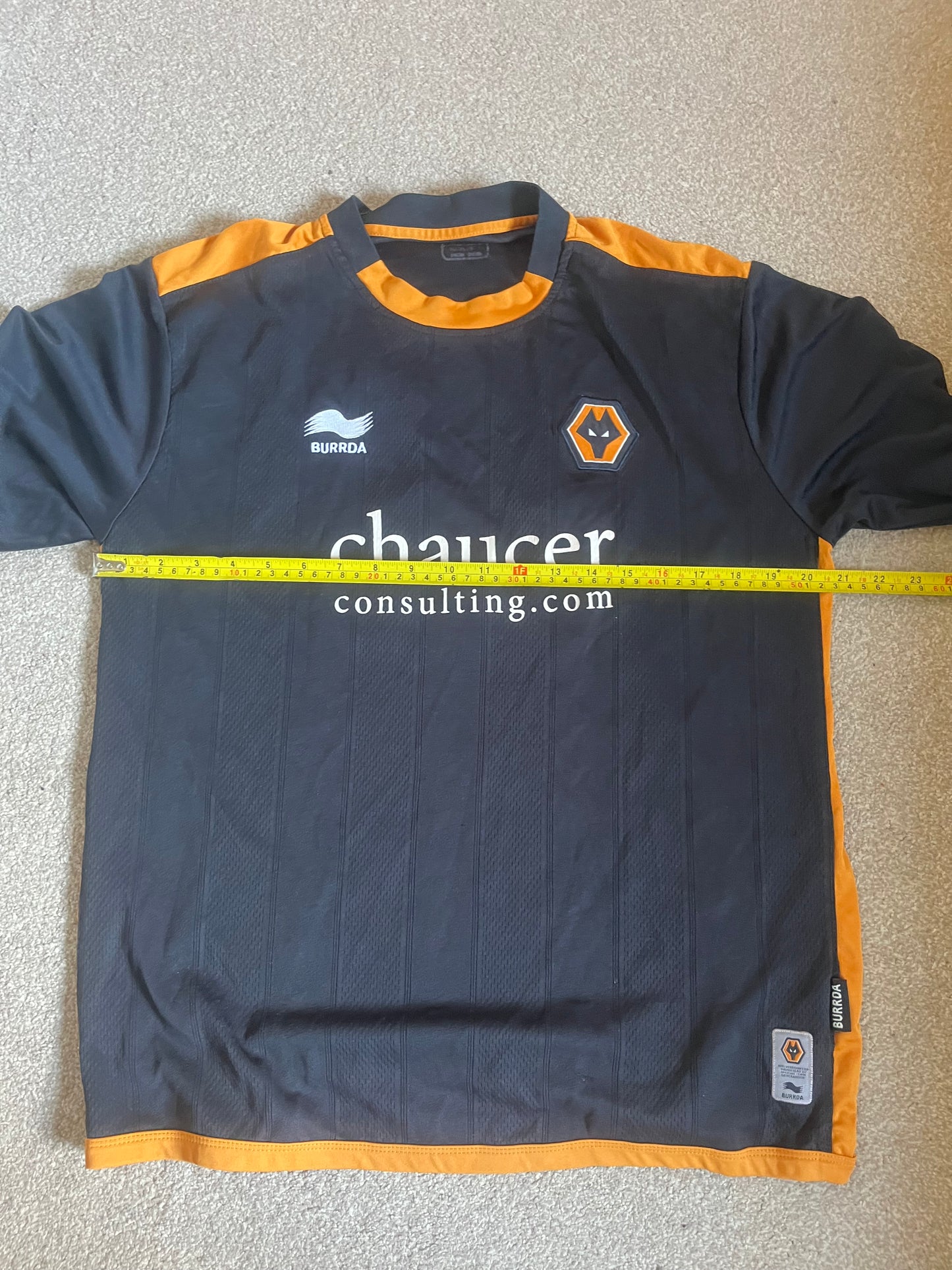 Wolverhampton Wanderers 2011/2012 Away Medium - Long Sleeve - U18/21 Issued