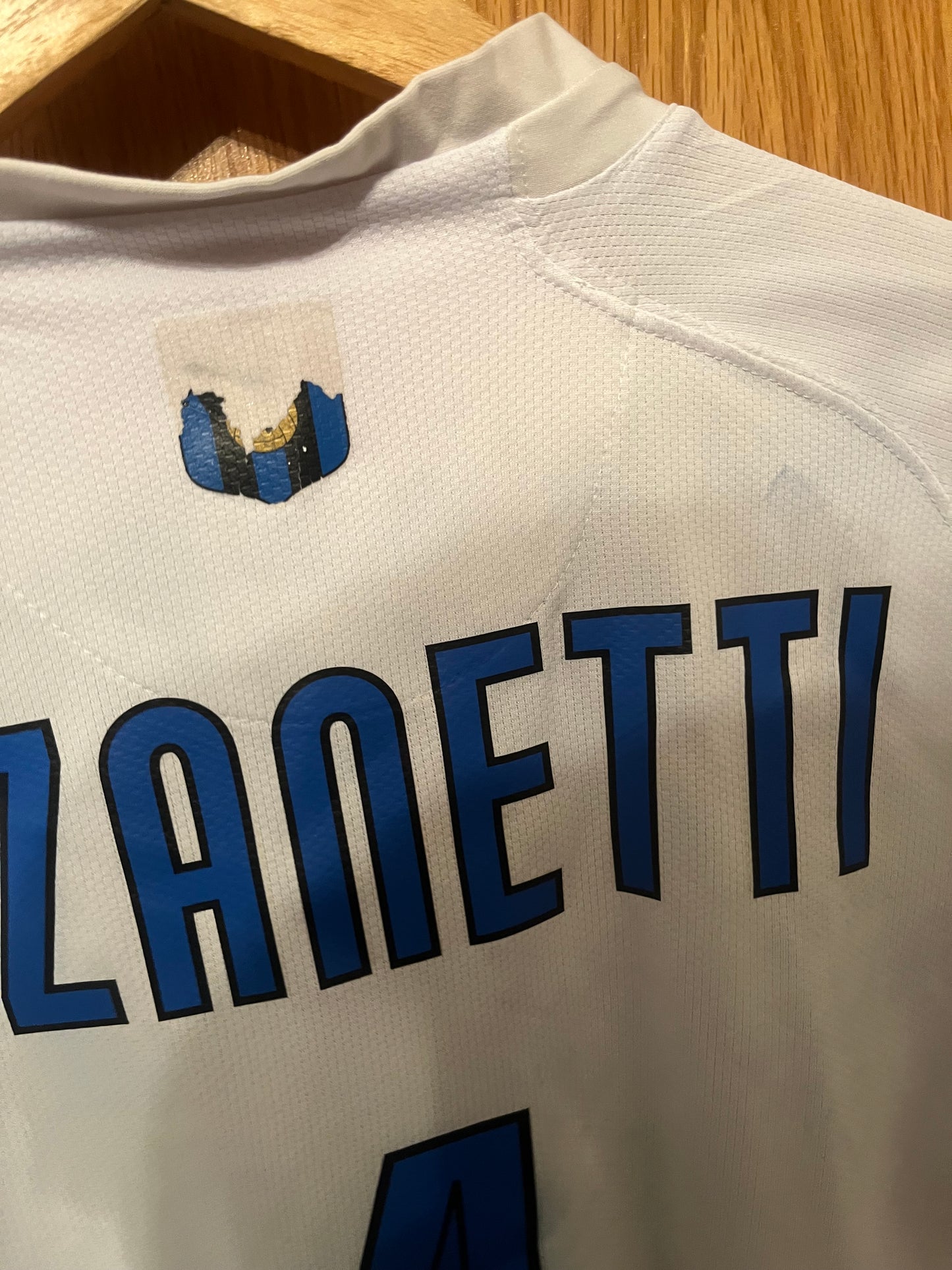 Inter Milan 2007/2008 Away Football Shirt Small - Javier Zanetti