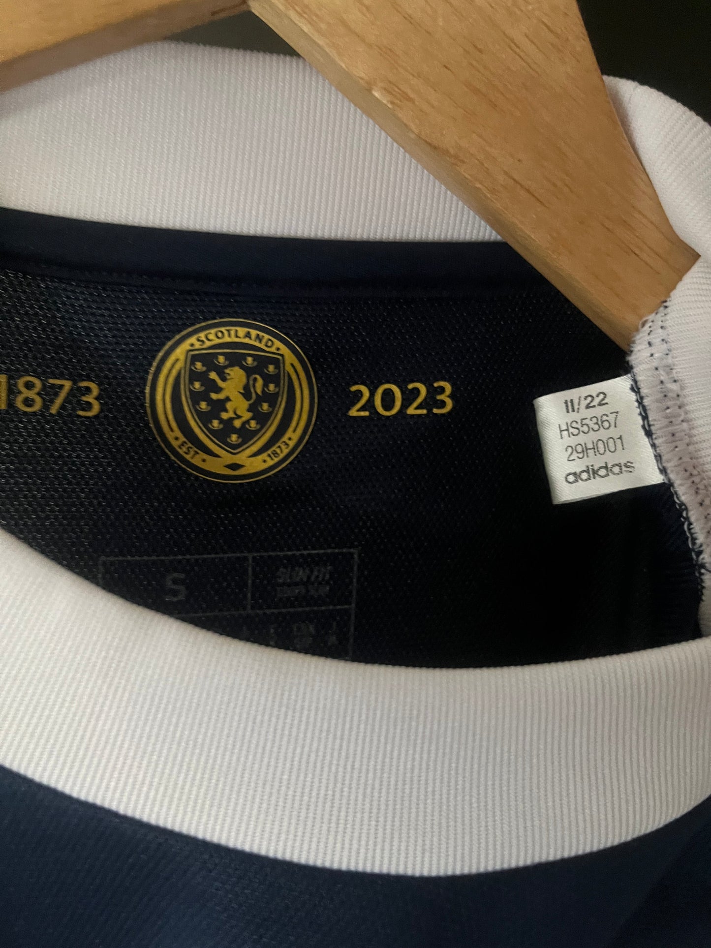 Scotland 2023 Limited Edition Home Small - 150 Years Anniversary - Scotland Vs Cyprus Detailing