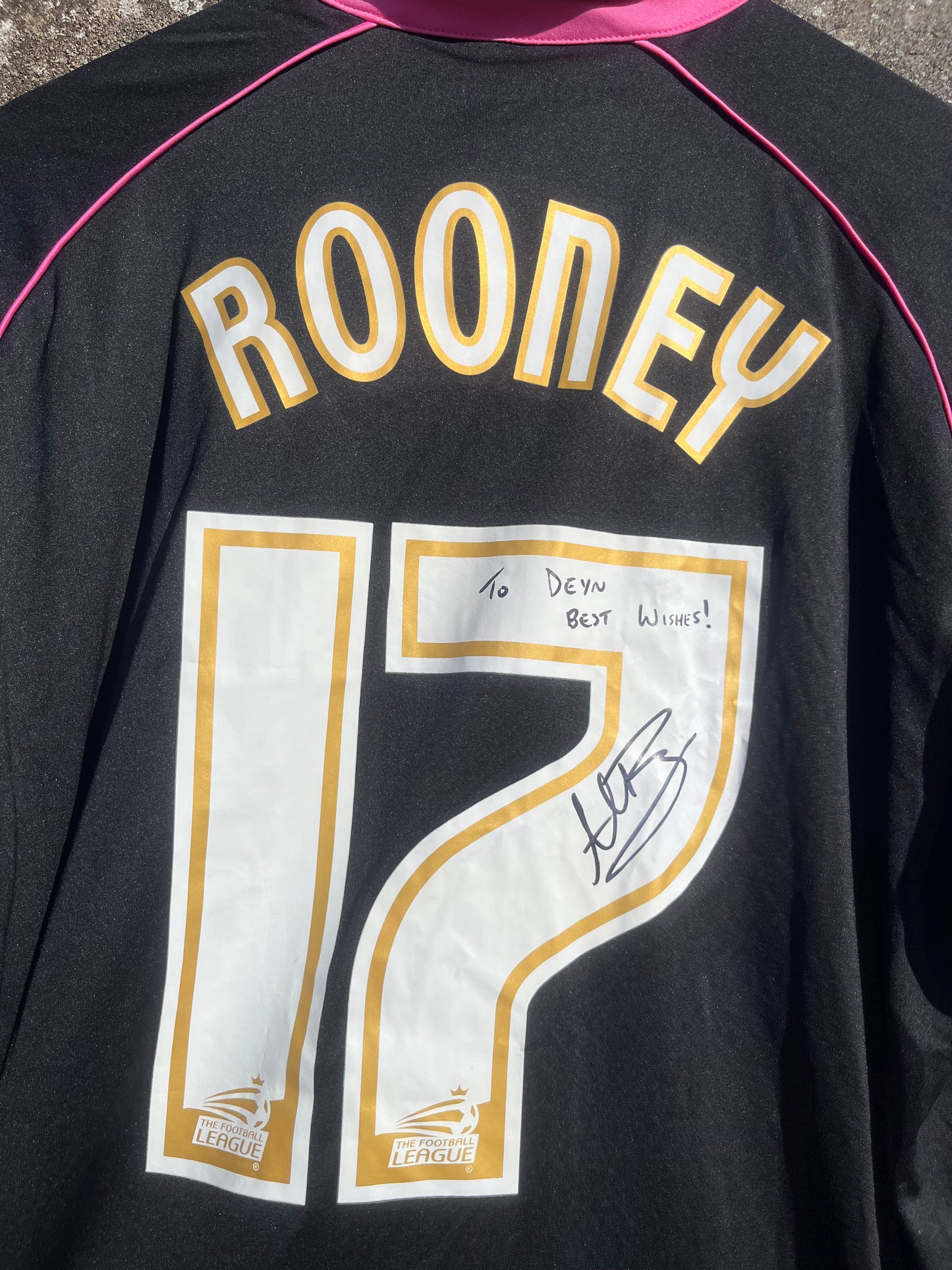 Birmingham City 2012/2013 Away - Adam Rooney - Matchworn - Signed - Personally Dedicated
