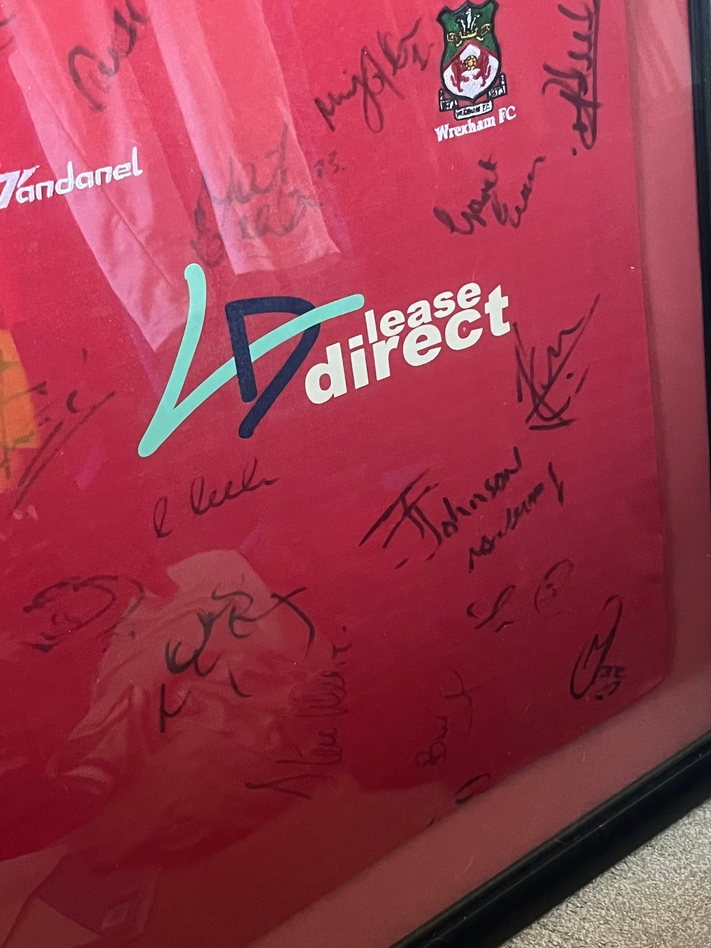 Wrexham AFC 2006/2007 Home - Squad Signed + Framed
