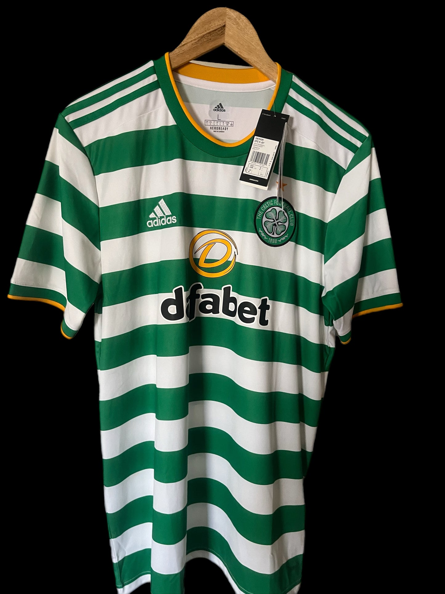 BNWT Celtic 2020/2021 Home Football Shirt Large - Scott Brown