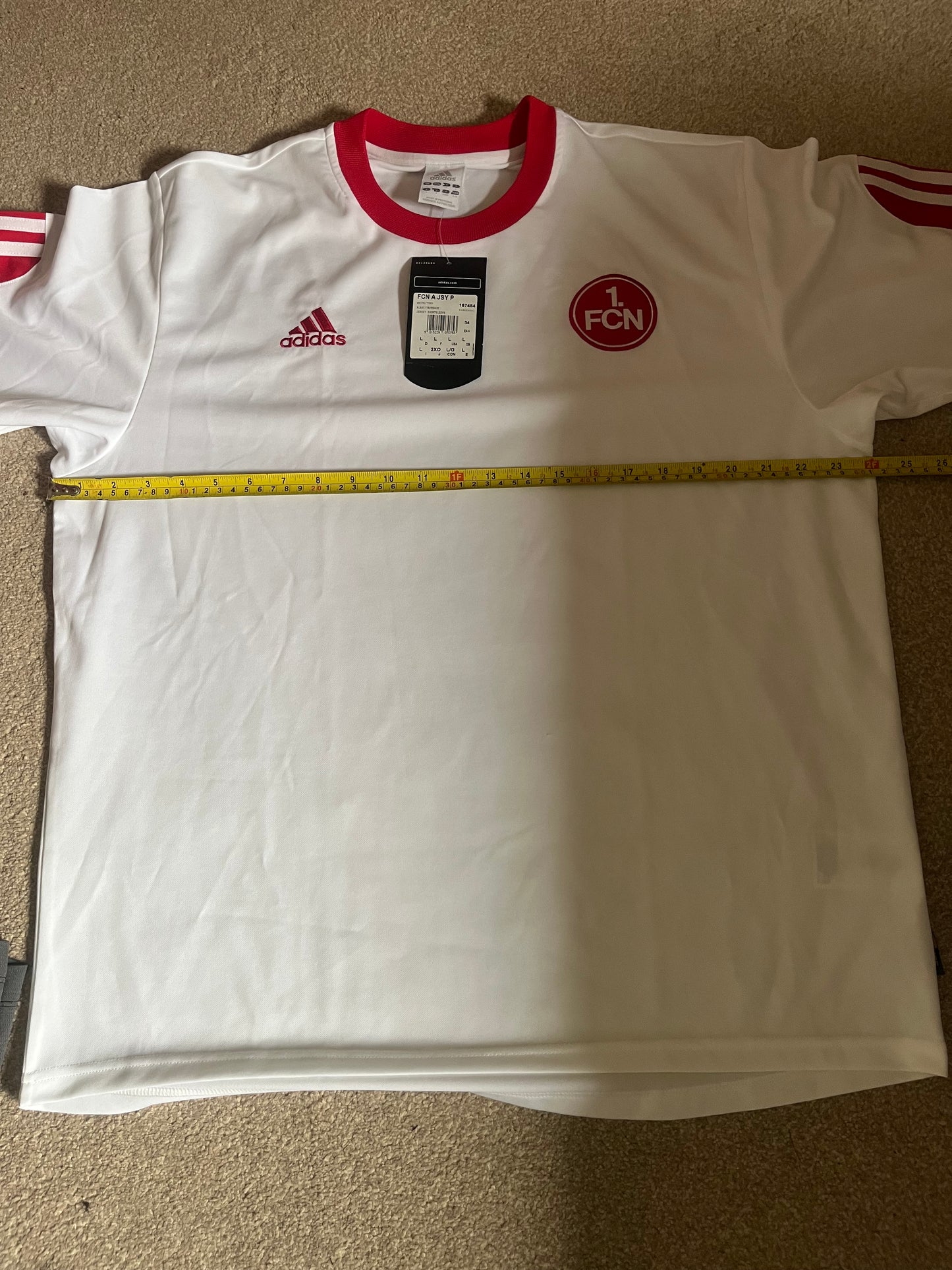 BNWT 1. FC Nürnberg 2003/2004 Away Large - Fits XL - Player Issue