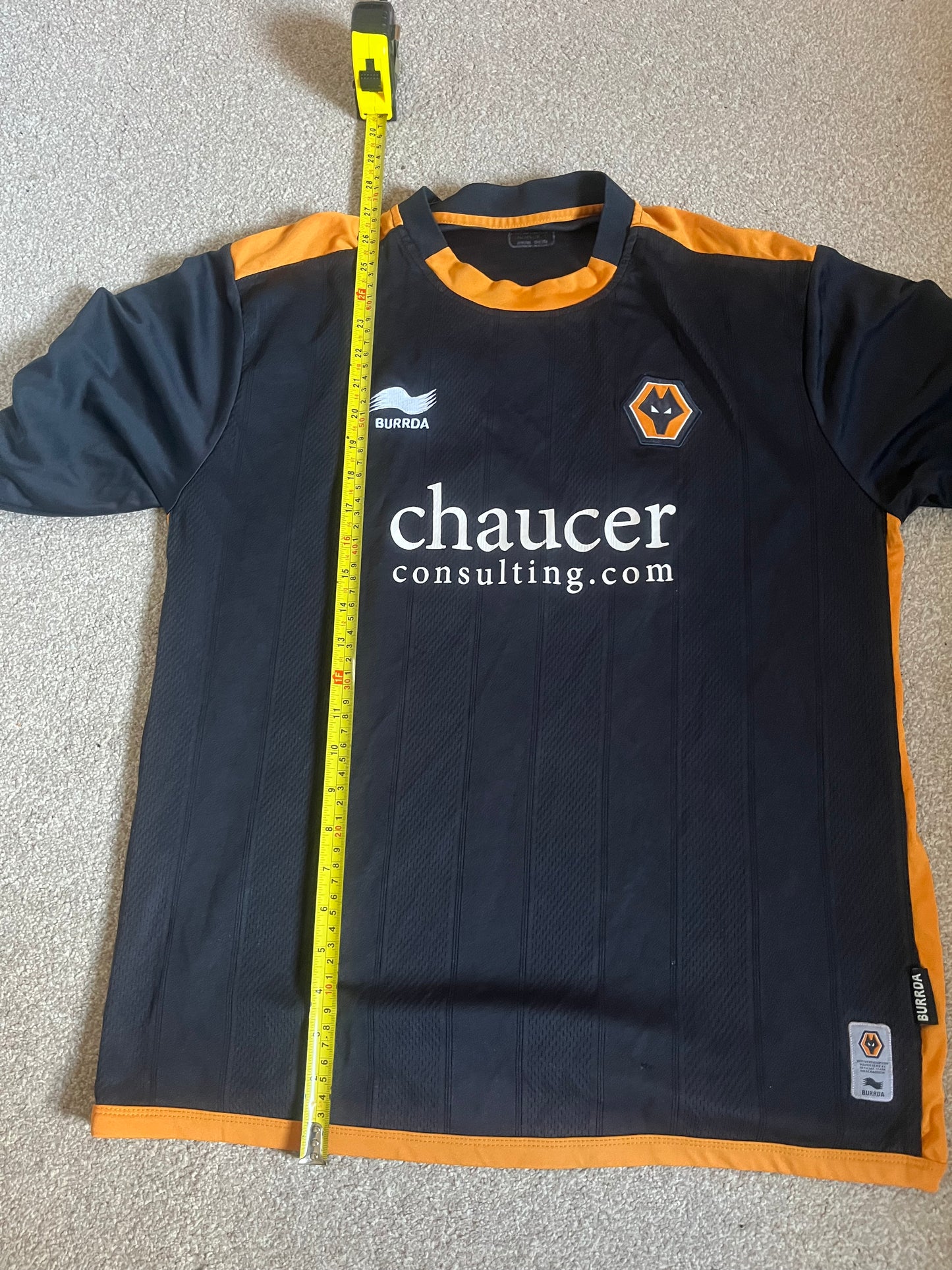 Wolverhampton Wanderers 2011/2012 Away Medium - Long Sleeve - U18/21 Issued