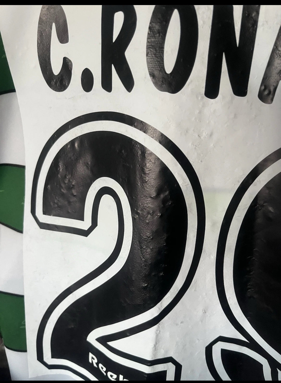 Sporting Clube de Portugal 2001/2002 Home Medium - Fits Large - Cristiano Ronaldo