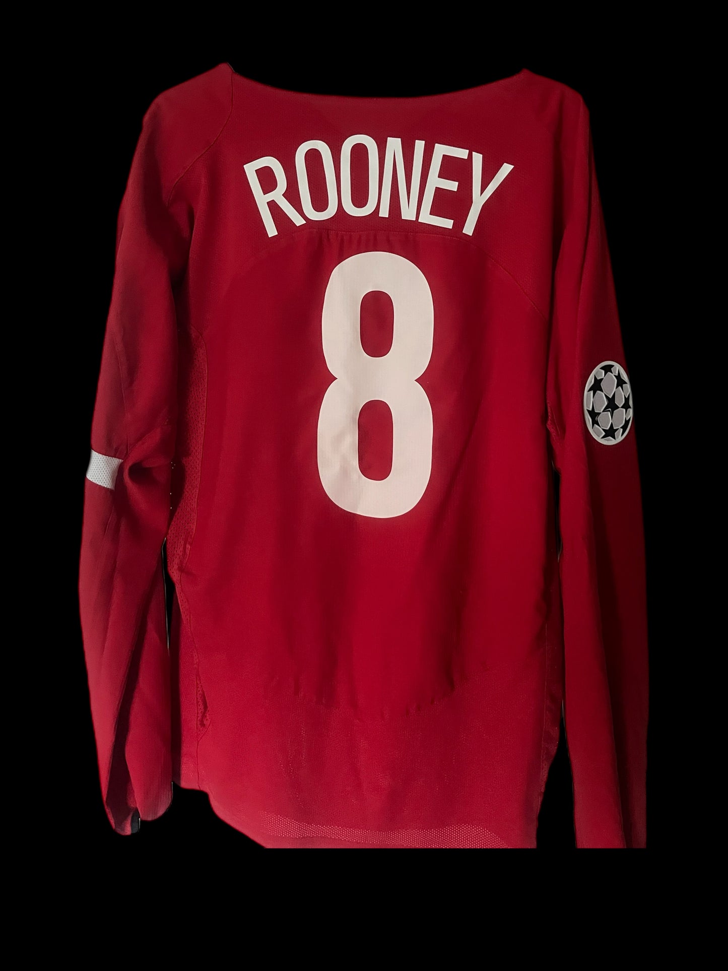 Manchester United 2004/2005/2006 Home Football Shirt Extra Large - Fits Large - Wayne Rooney - Long Sleeve