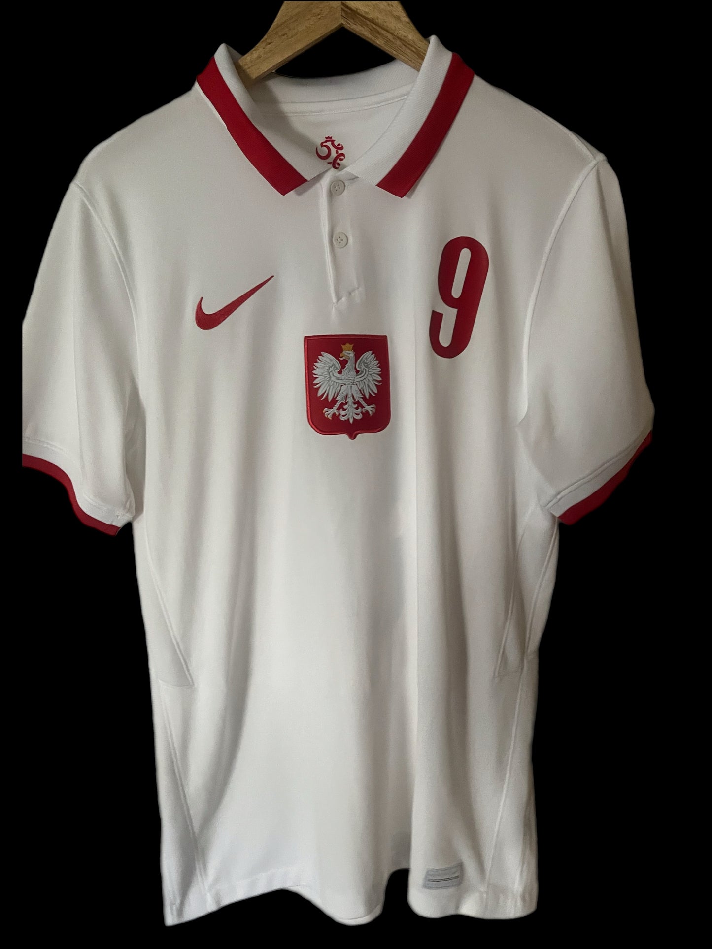 Poland 2020 Home Football Shirt Medium - Robert Lewandowski