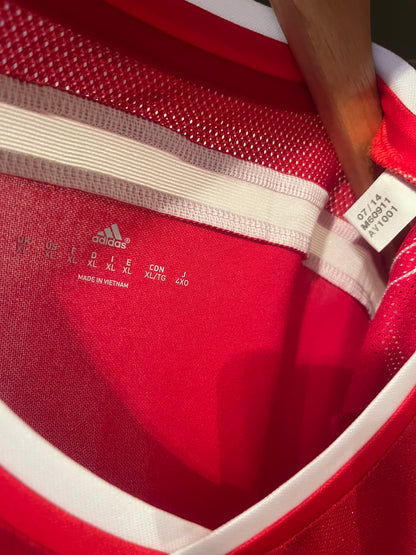 Aberdeen 2014/2015 Home Football Shirt Extra Large - Fits Large - Player Issue - Long Sleeve