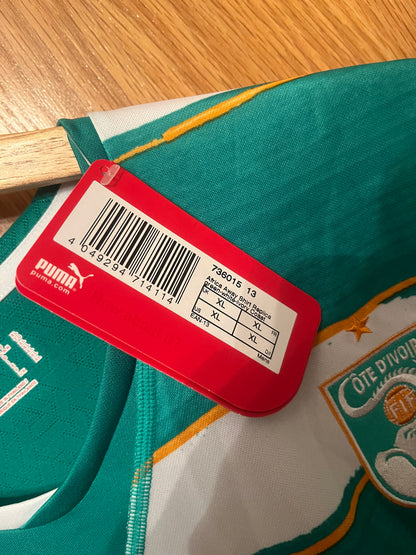 BNWT BNIB Ivory Coast (Cote D’Ivore) 2010 Away Football Shirt Extra Large - Seydou Doumbia