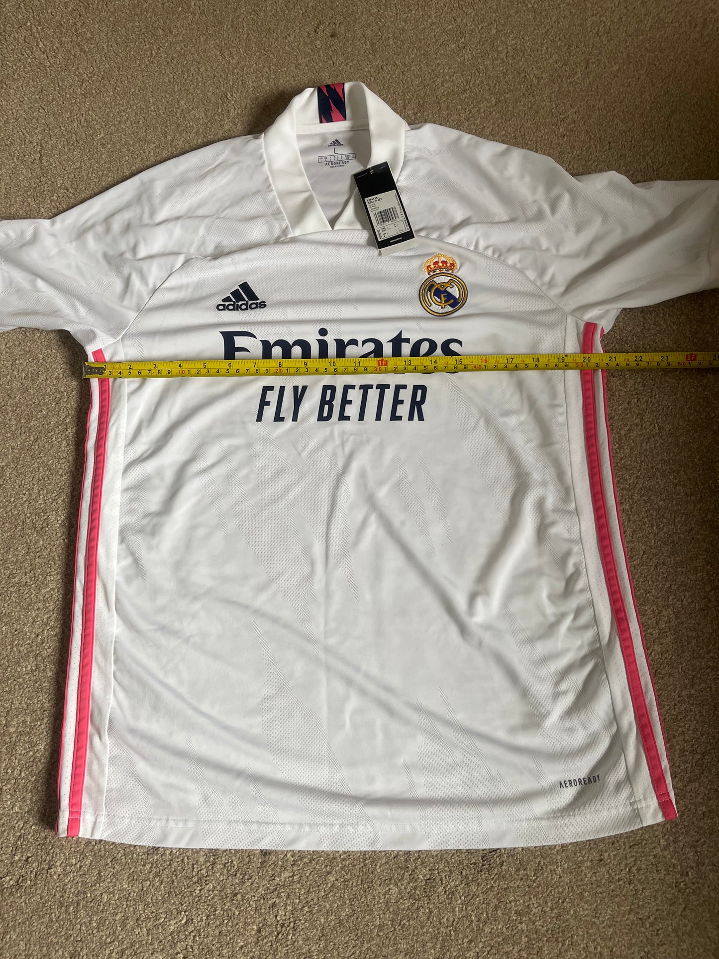 BNWT Real Madrid 2020/2021 Home Large