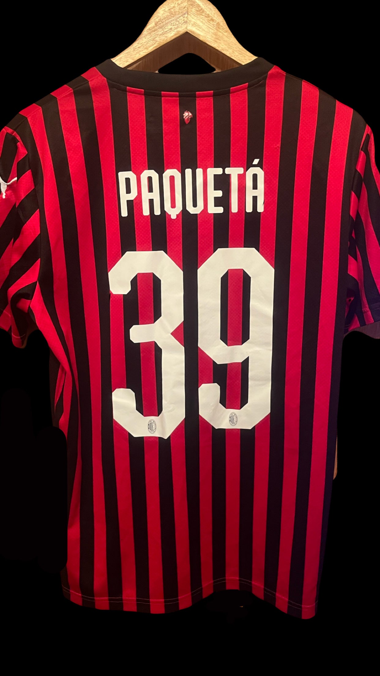 AC Milan 2019/2020 Home Football Shirt Medium - Lucas Paqueta