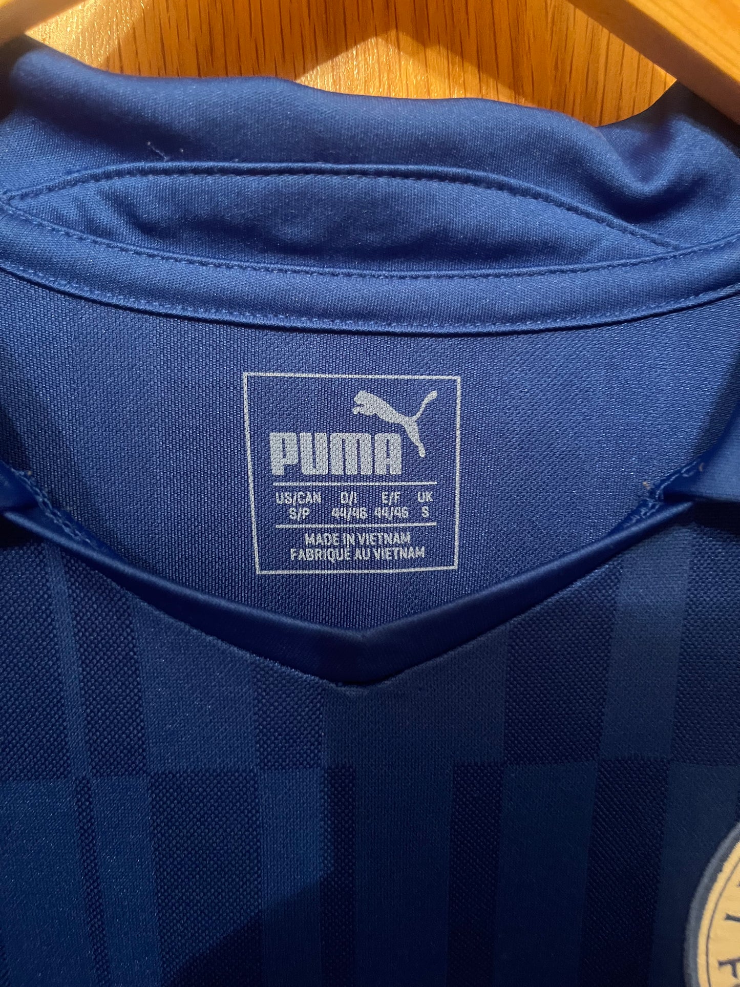 Leicester City 2016/2017 Home Football Shirt Small - Jamie Vardy