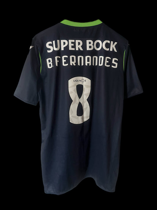 Sporting Clube de Portugal 2019/2020 Away Football Shirt Extra Large - Fits Large - Bruno Fernandes