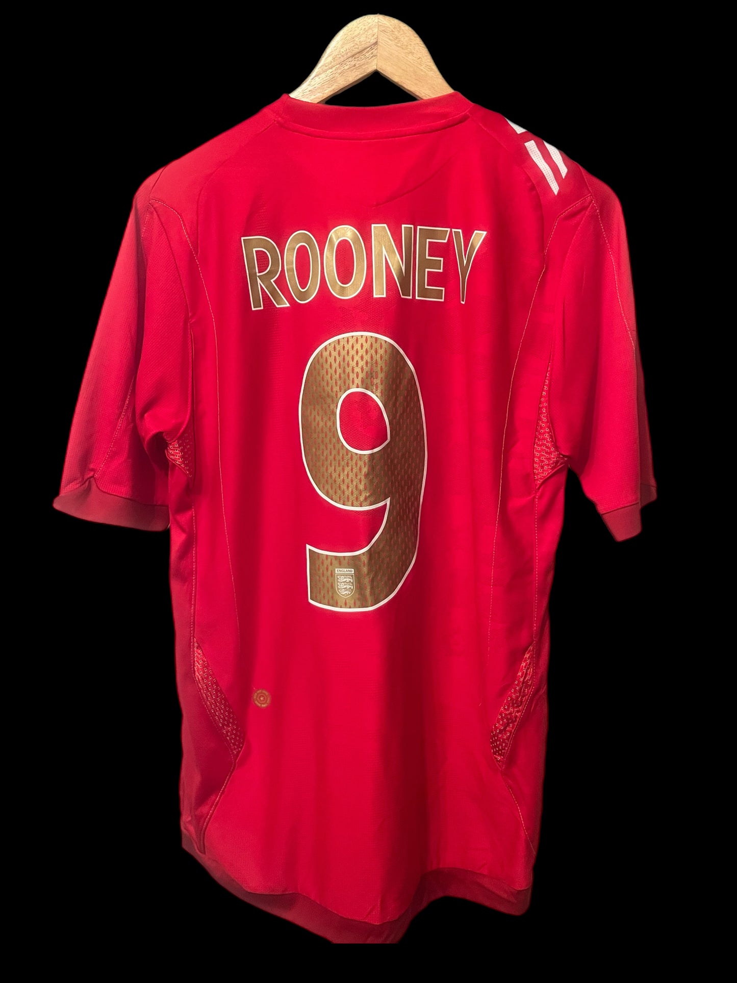 England 2006/2007/2008 Away Football Shirt Medium - Wayne Rooney