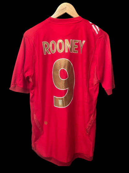 England 2006/2007/2008 Away Football Shirt Medium - Wayne Rooney