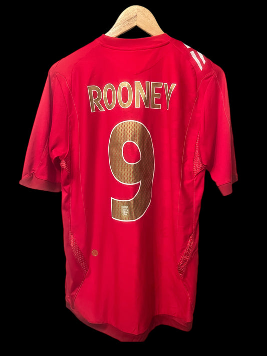 England 2006/2007/2008 Away Football Shirt Medium - Wayne Rooney