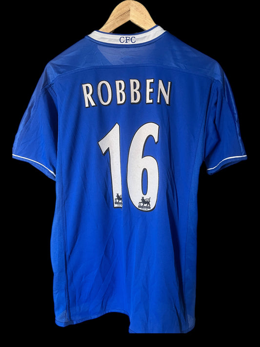 Chelsea 2004/2005 Home Football Shirt Small - Arjen Robben