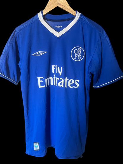 Chelsea 2004/2005 Home Football Shirt Small - Arjen Robben