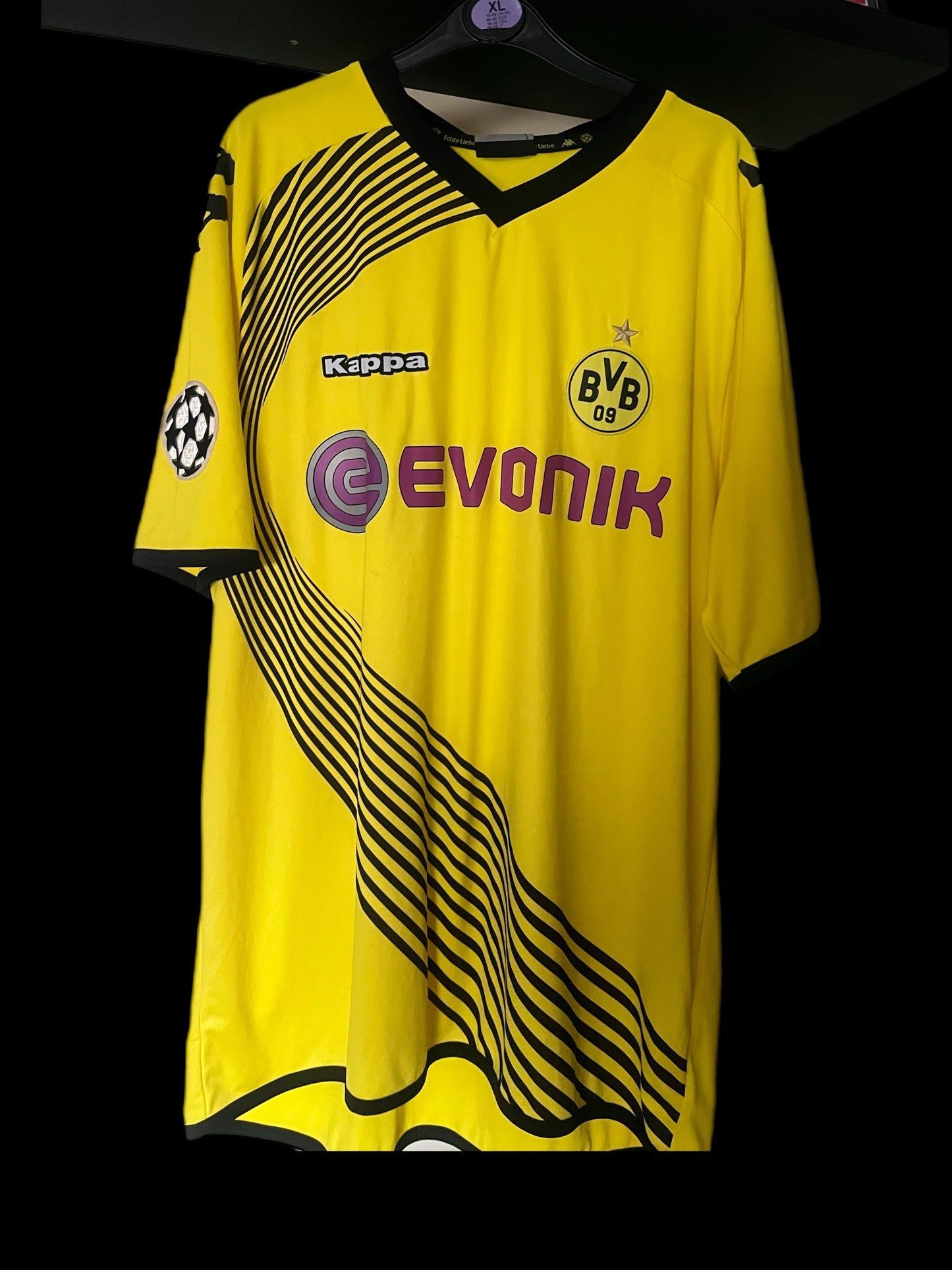 BNWT Borussia Dortmund 2010/2011 UCL Home Football Shirt 2XL - Fits XL - Mario Götze