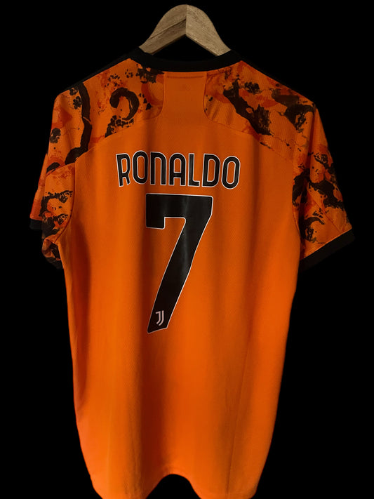 Juventus 2020/2021 Third Football Shirt Large - Cristiano Ronaldo